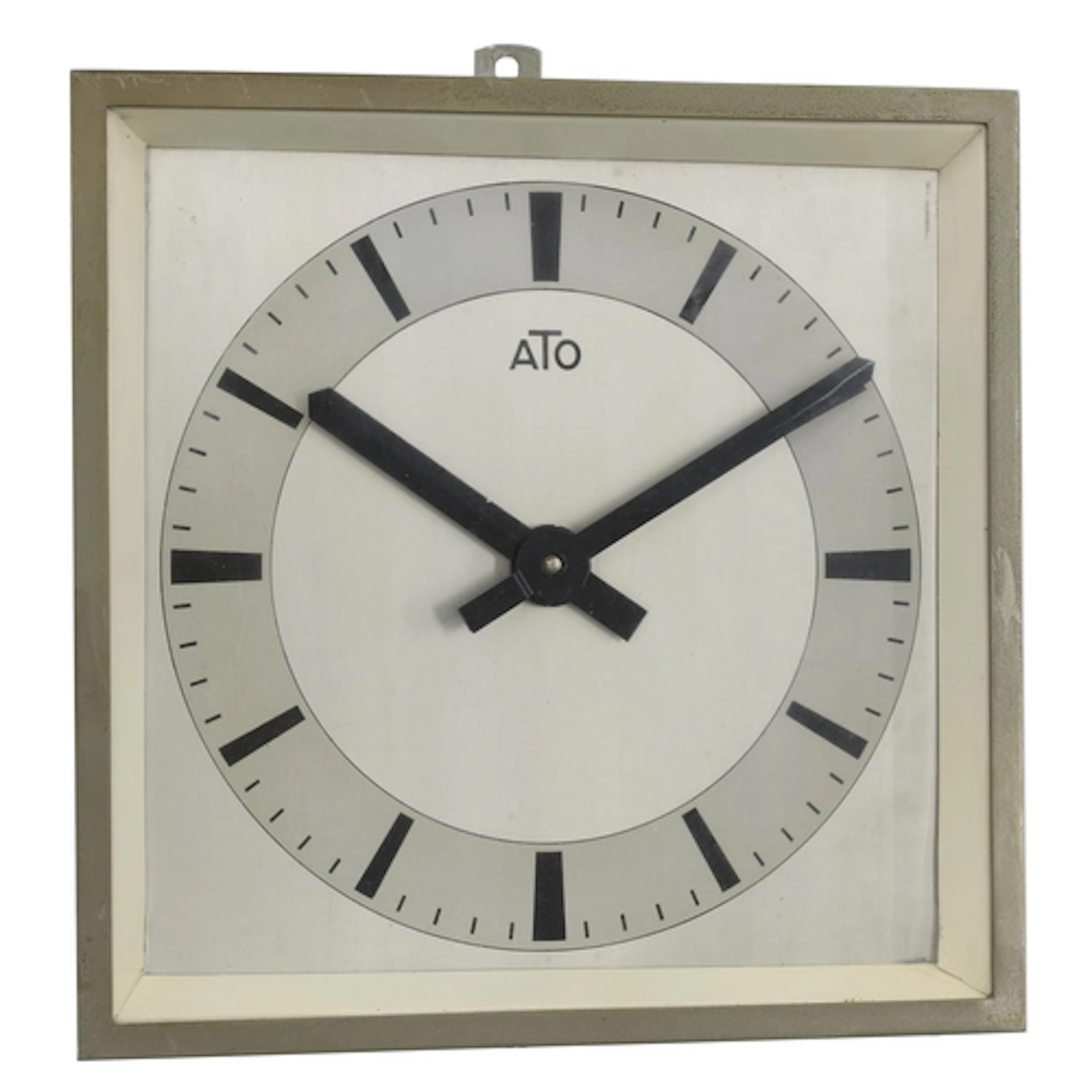 ATO mid-20th century electrically impulsed pendulum square c...