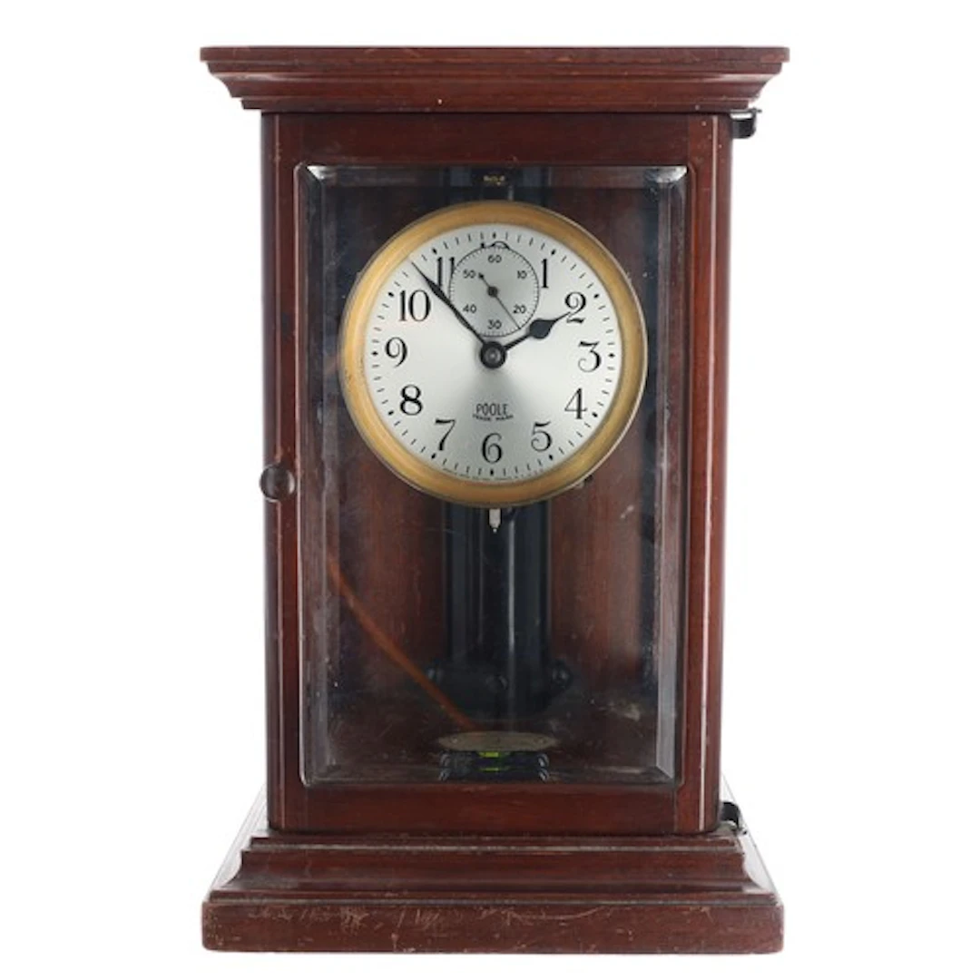 American Poole electric four-glass mantel clock, no. 10820, ...