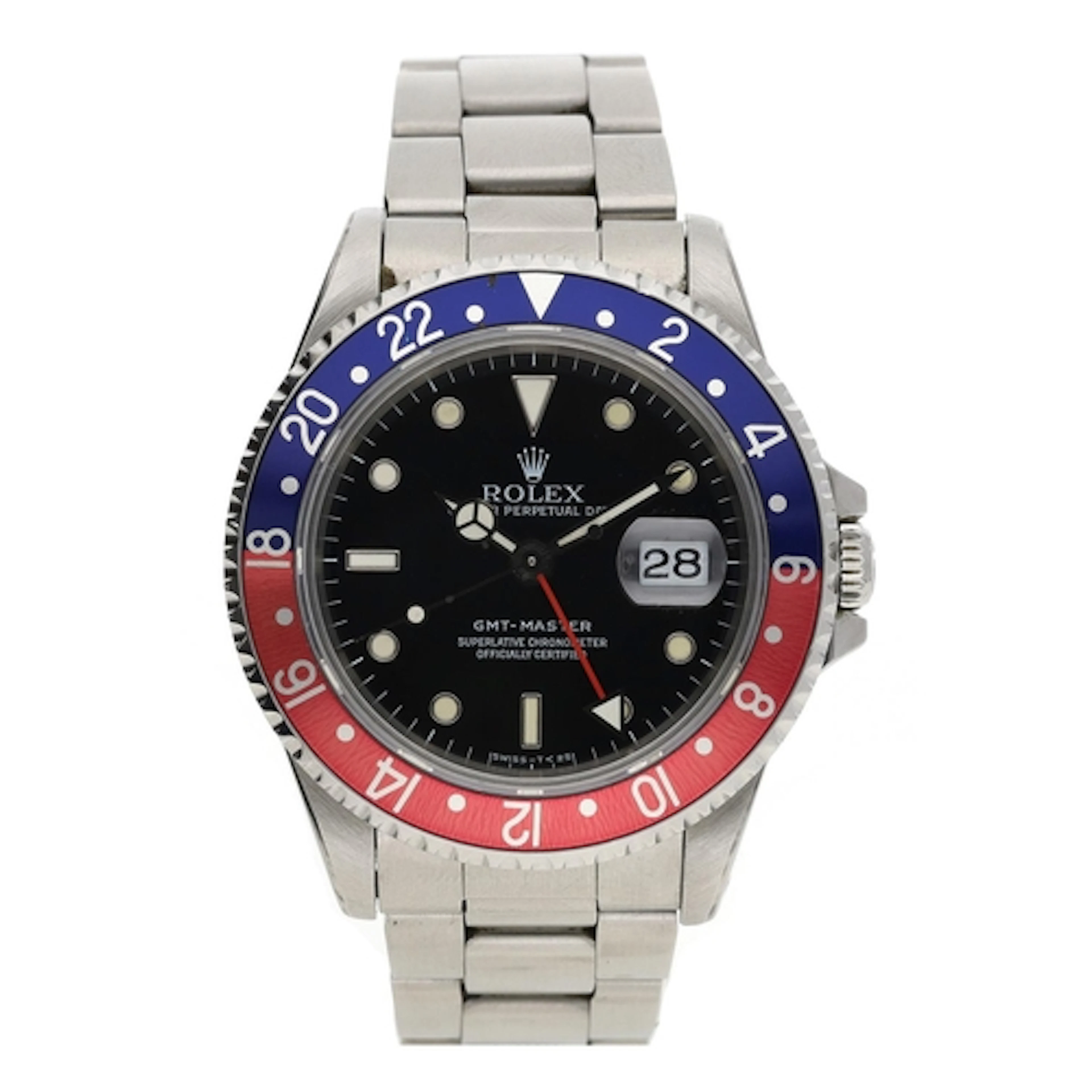 Rolex Oyster Perpetual Date GMT-Master stainless steel gentl...