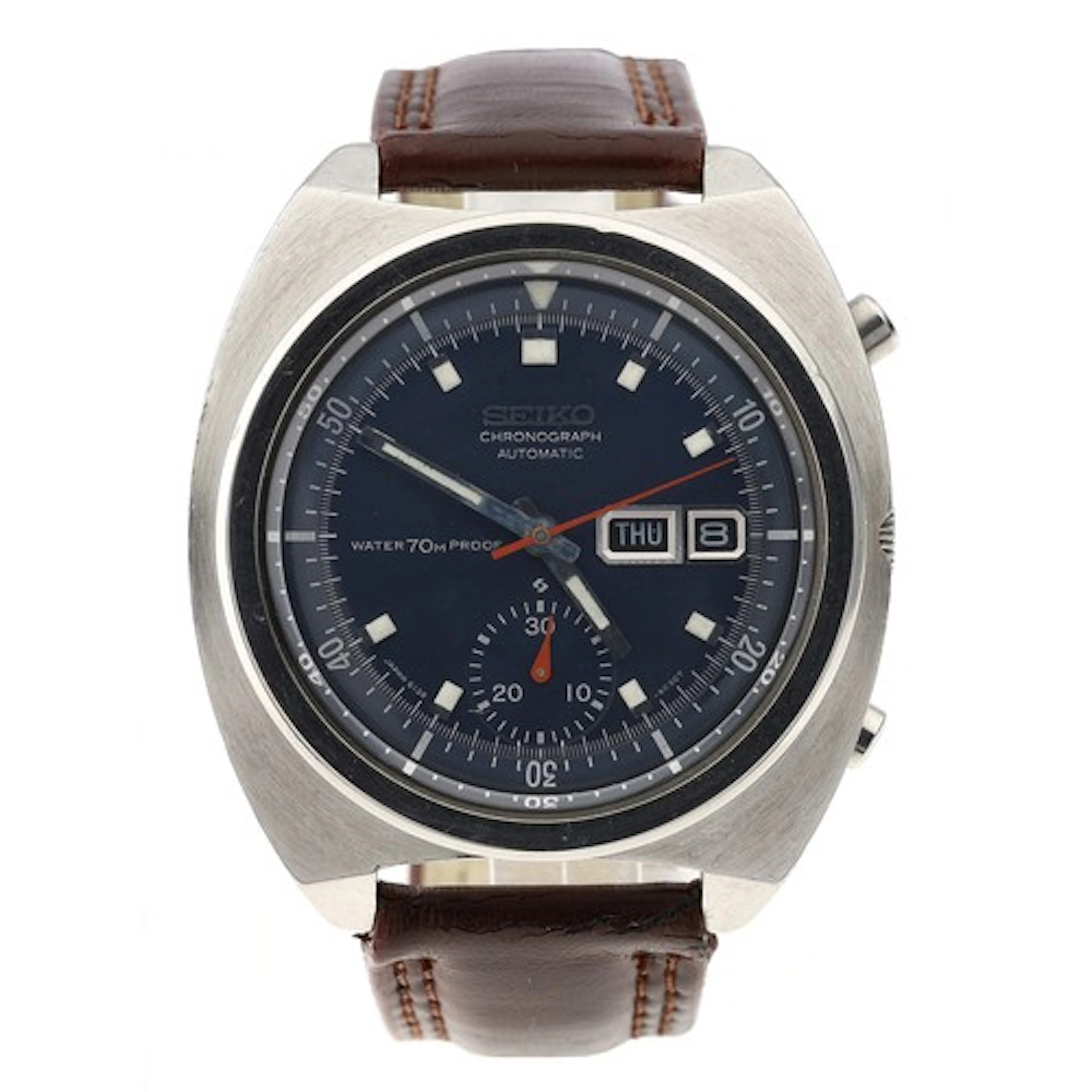 Seiko Chronograph automatic stainless steel gentleman's wris...
