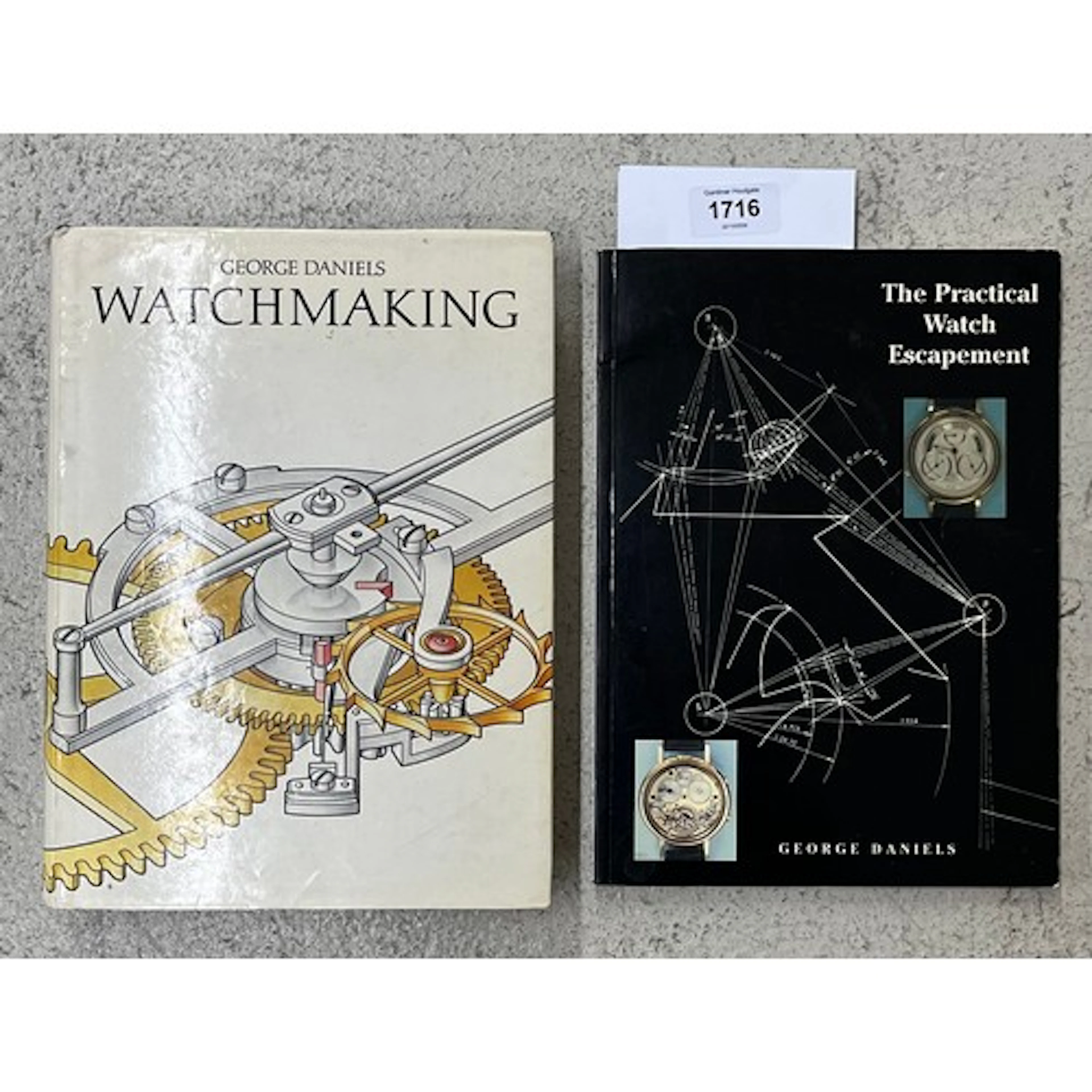 George Daniels - Watchmaking, 1981, with cover and signed by...