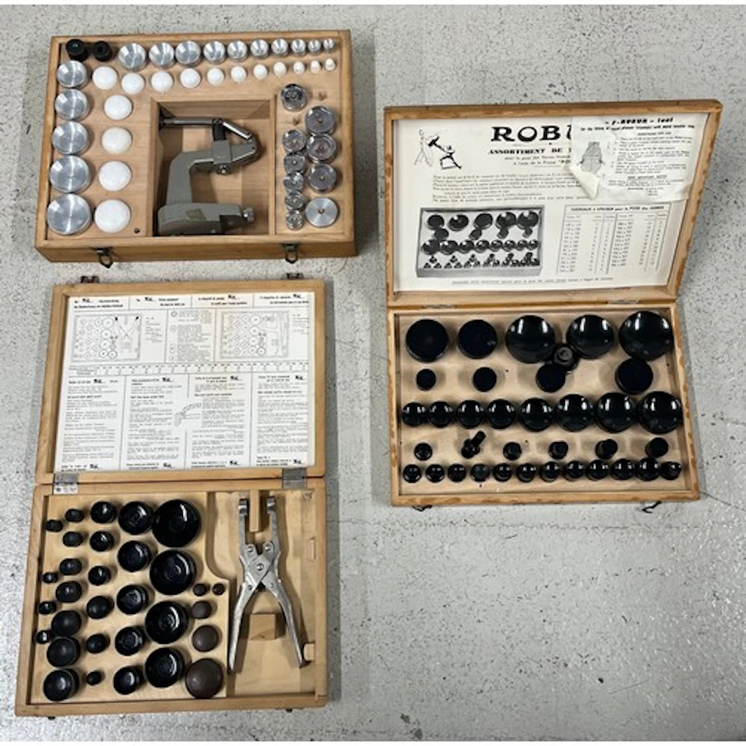 Stern Kreuz glass fitting tool, no. 48, with die set, within...