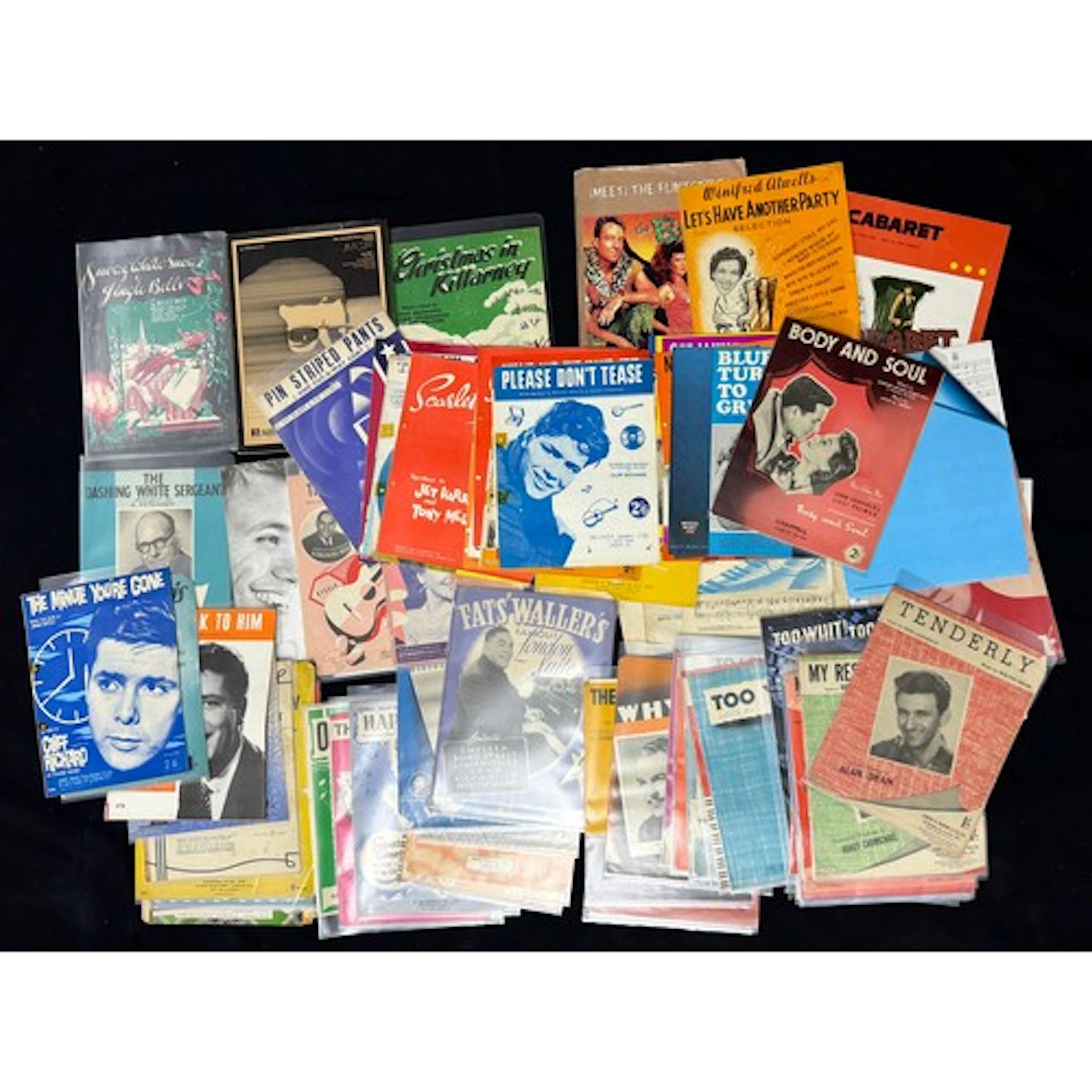 Small quantity of guitar sheet music comprising mostly 60s p...