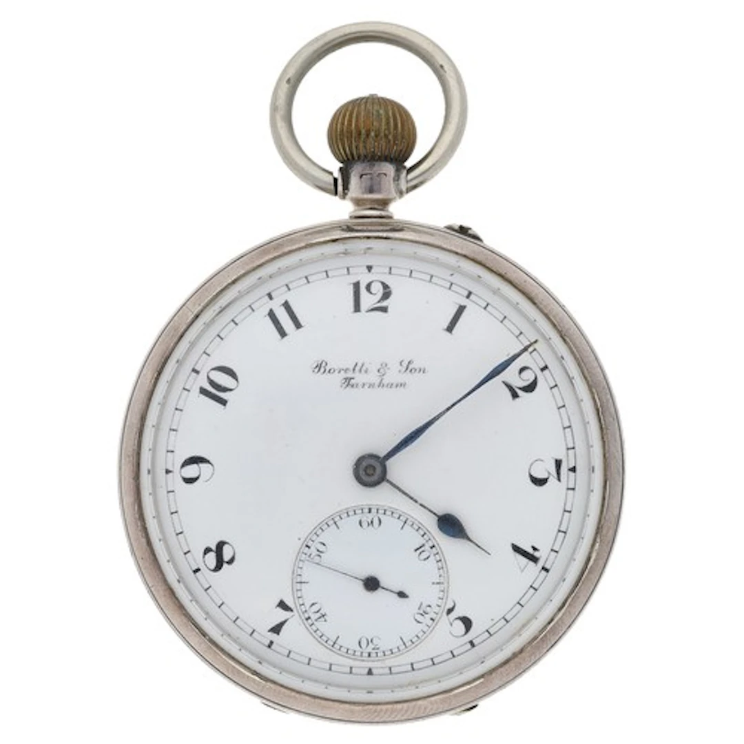 Charles Borelli & Son, Farnham - silver lever pocket wat...