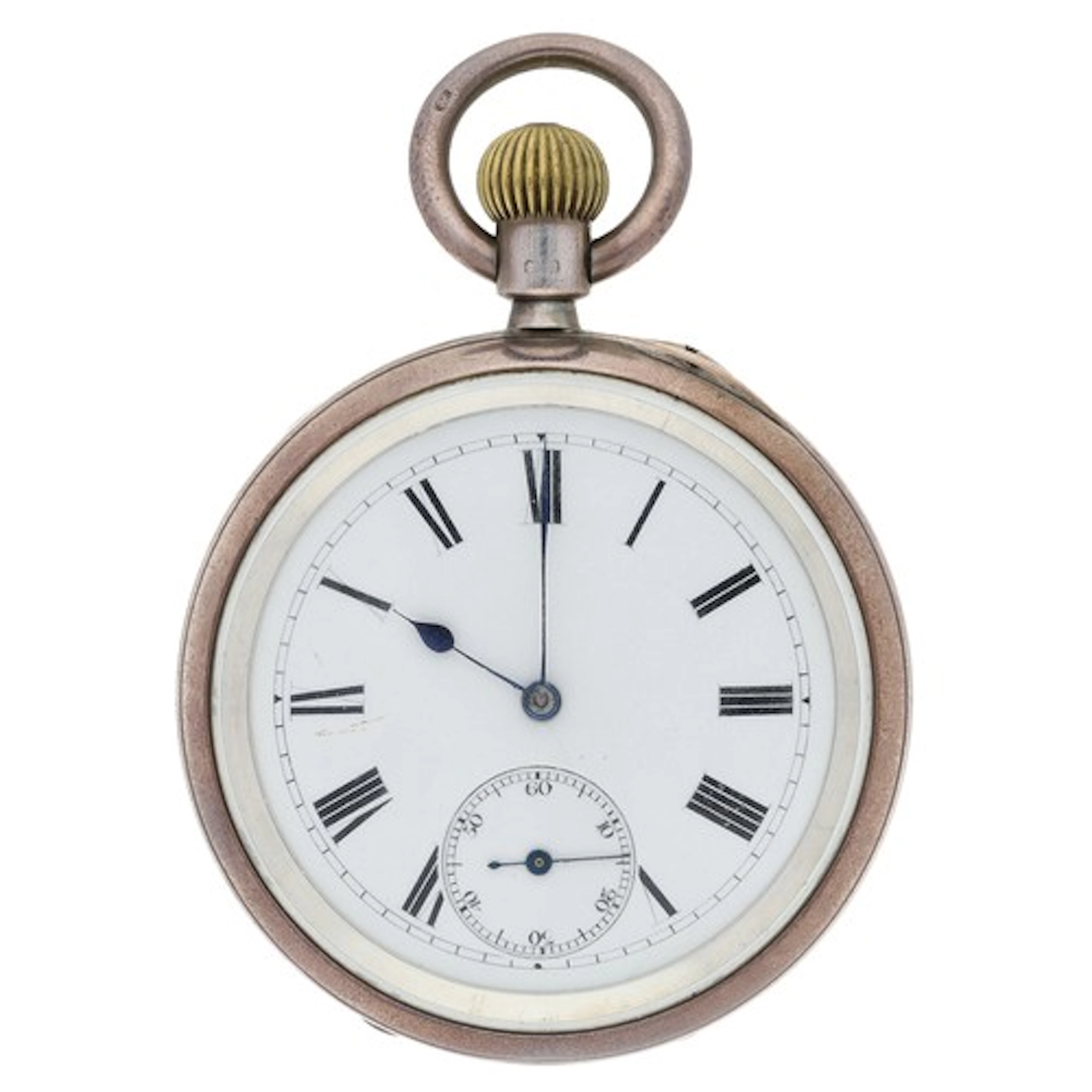 Edward VII silver lever pocket watch, Chester 1903, unsigned...
