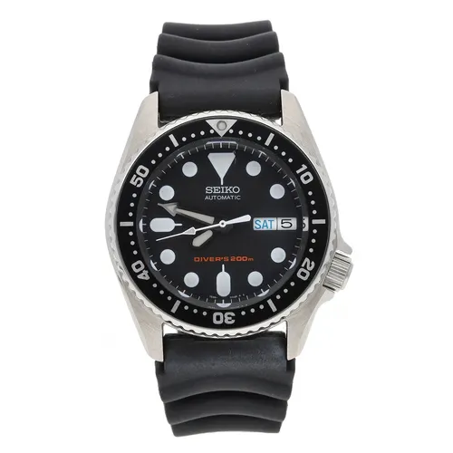 Seiko Diver's 200m automatic mid-size stainless steel wristw...