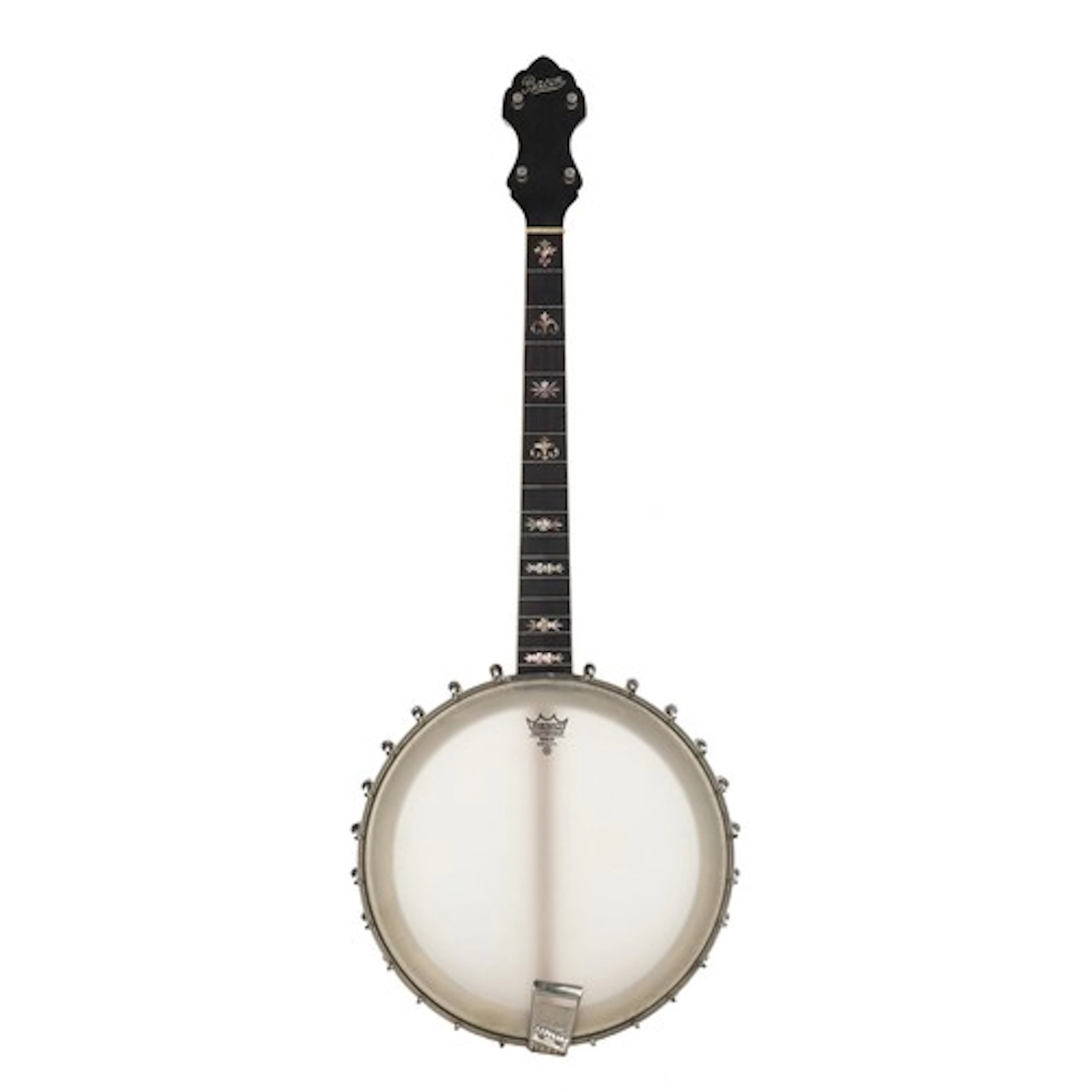 Bacon 'Orchestra 2' open back tenor banjo, signed Bacon to t...