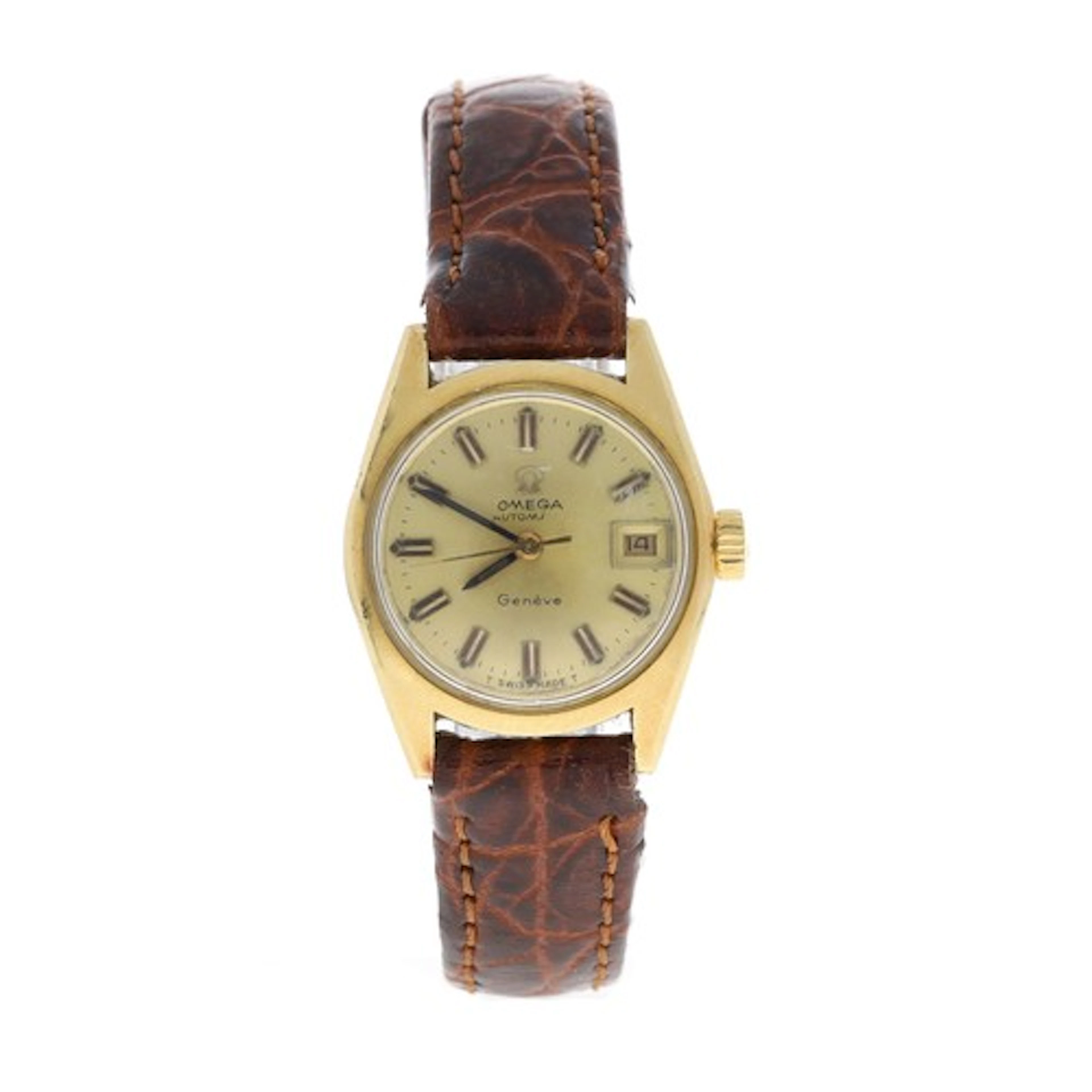 Omega Genéve automatic 18ct lady's wristwatch, reference no....