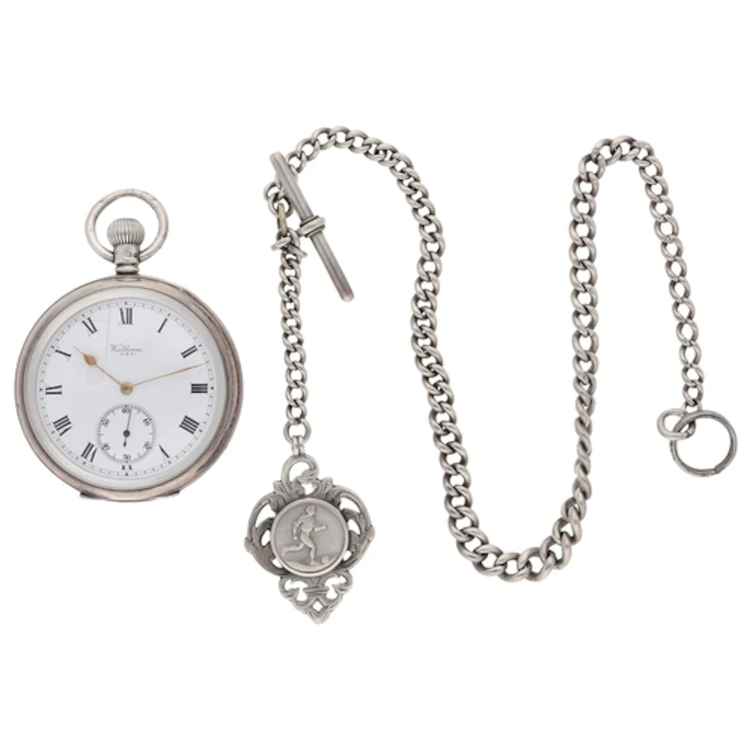 American Waltham 'Bond Street' silver lever pocket watch, se...