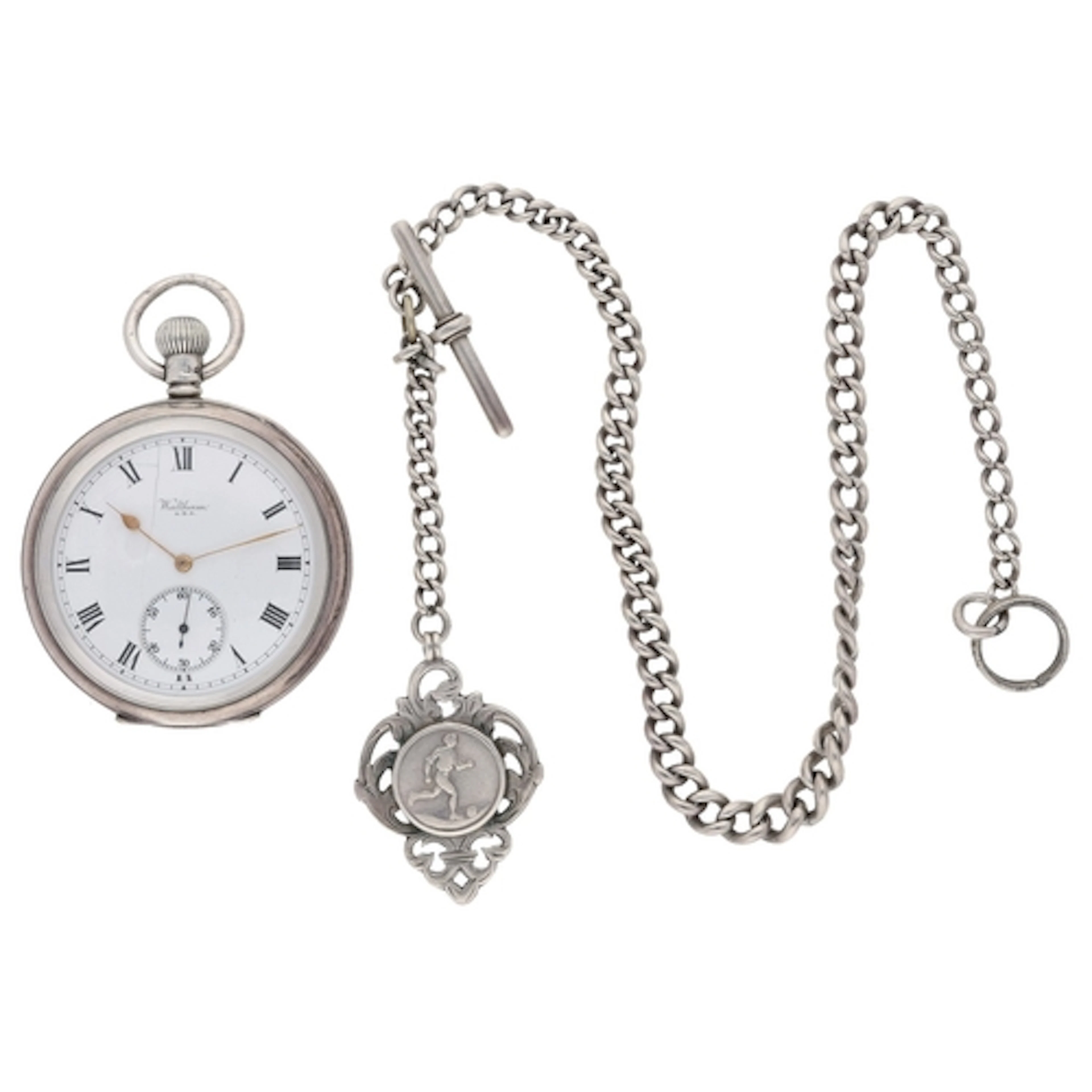 American Waltham 'Bond Street' silver lever pocket watch, se...