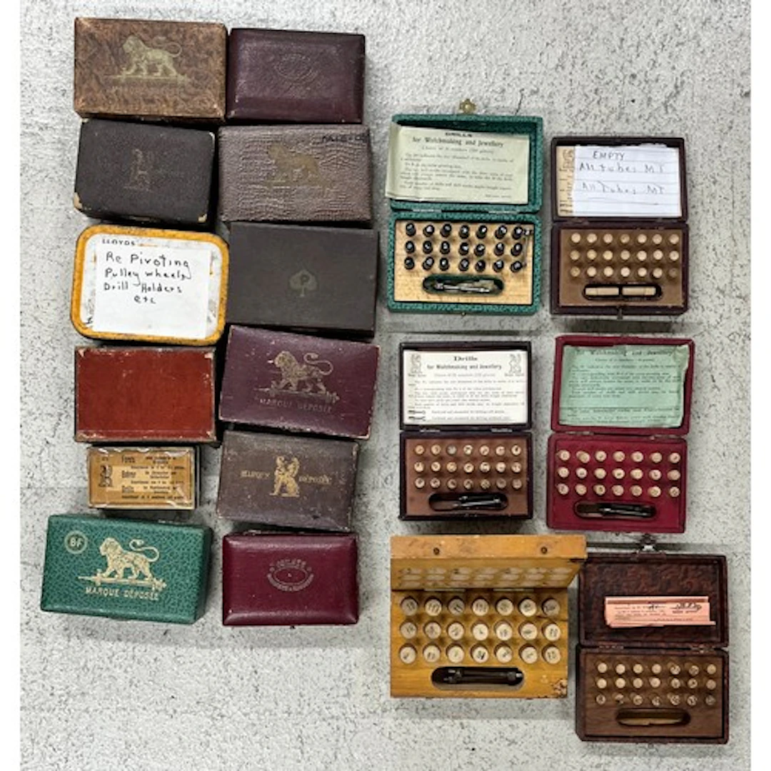 Large quantity of drills for watchmaking and jewellery, most...