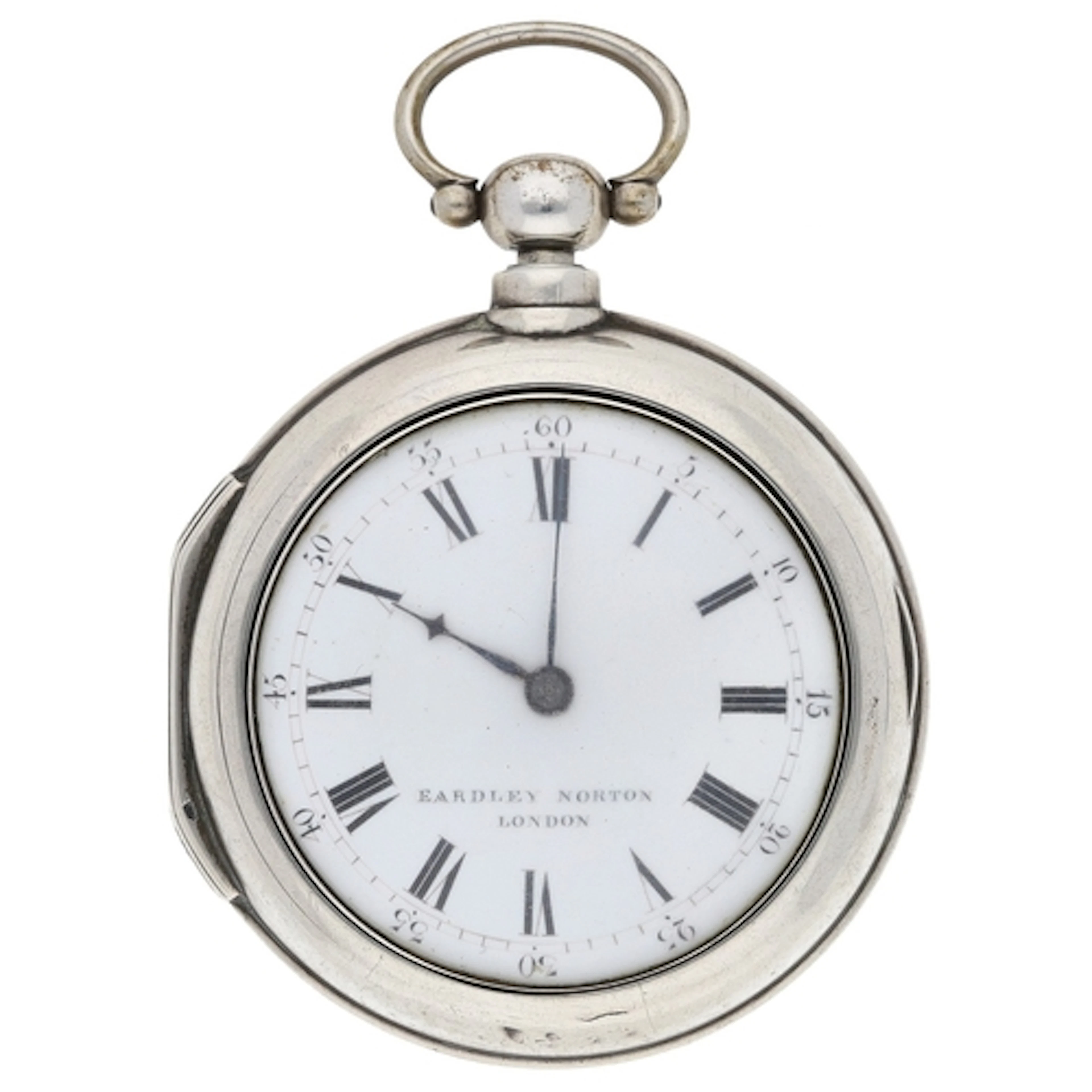 Eardley Norton, London - 18th century silver quarter repeati...