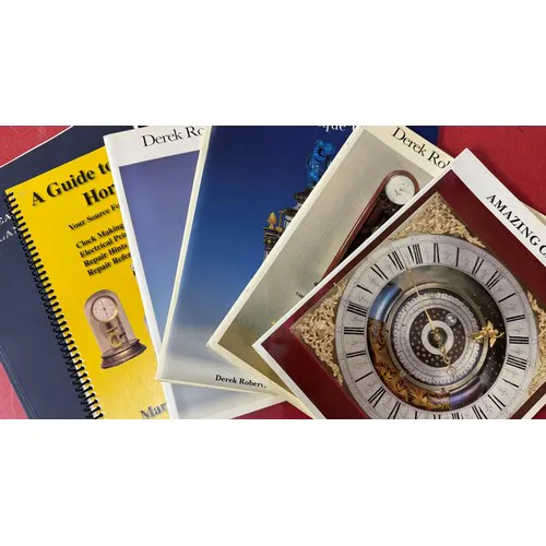 Collection of clock related reference books ...