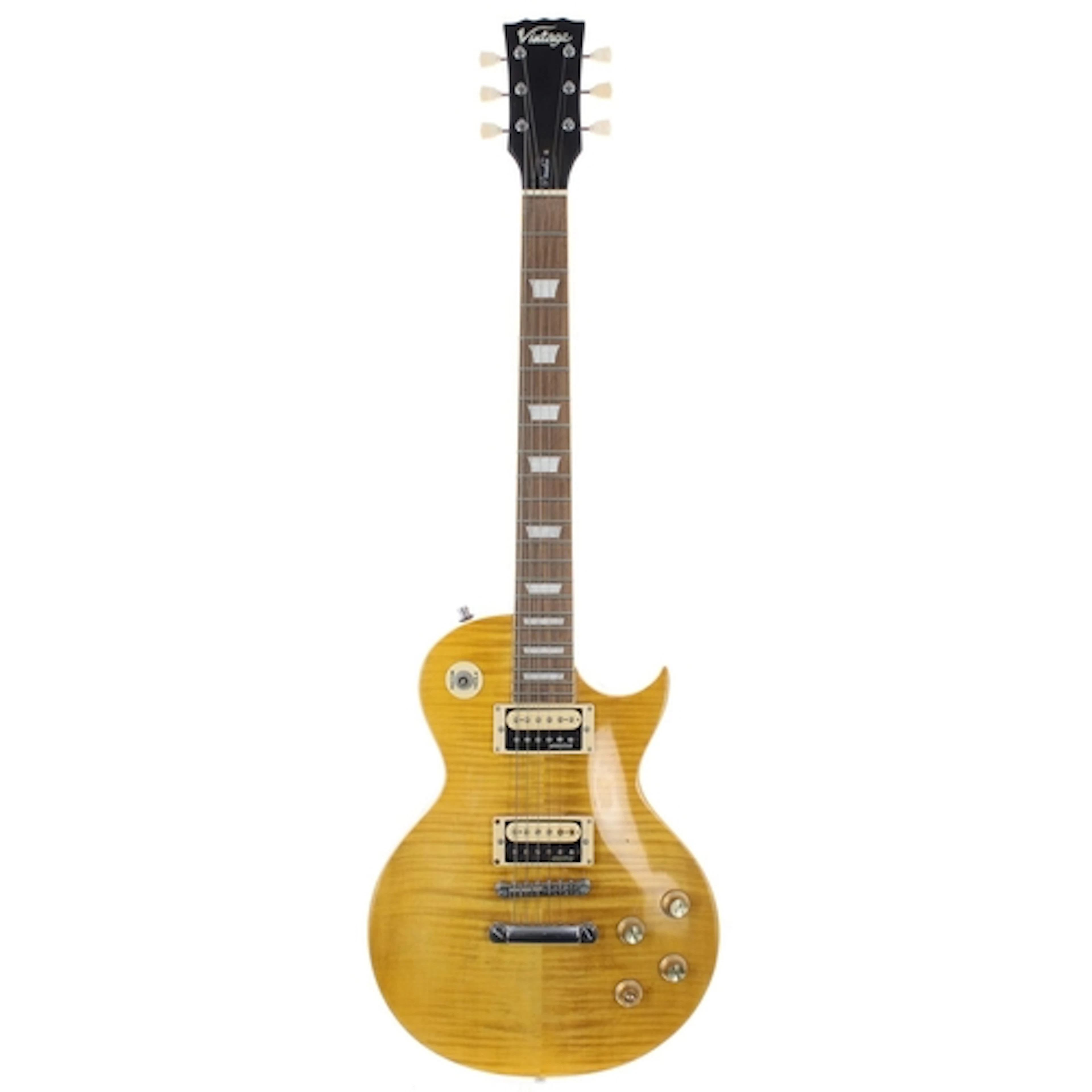 JHS Vintage Paradise electric guitar, lemon figured top, mis...