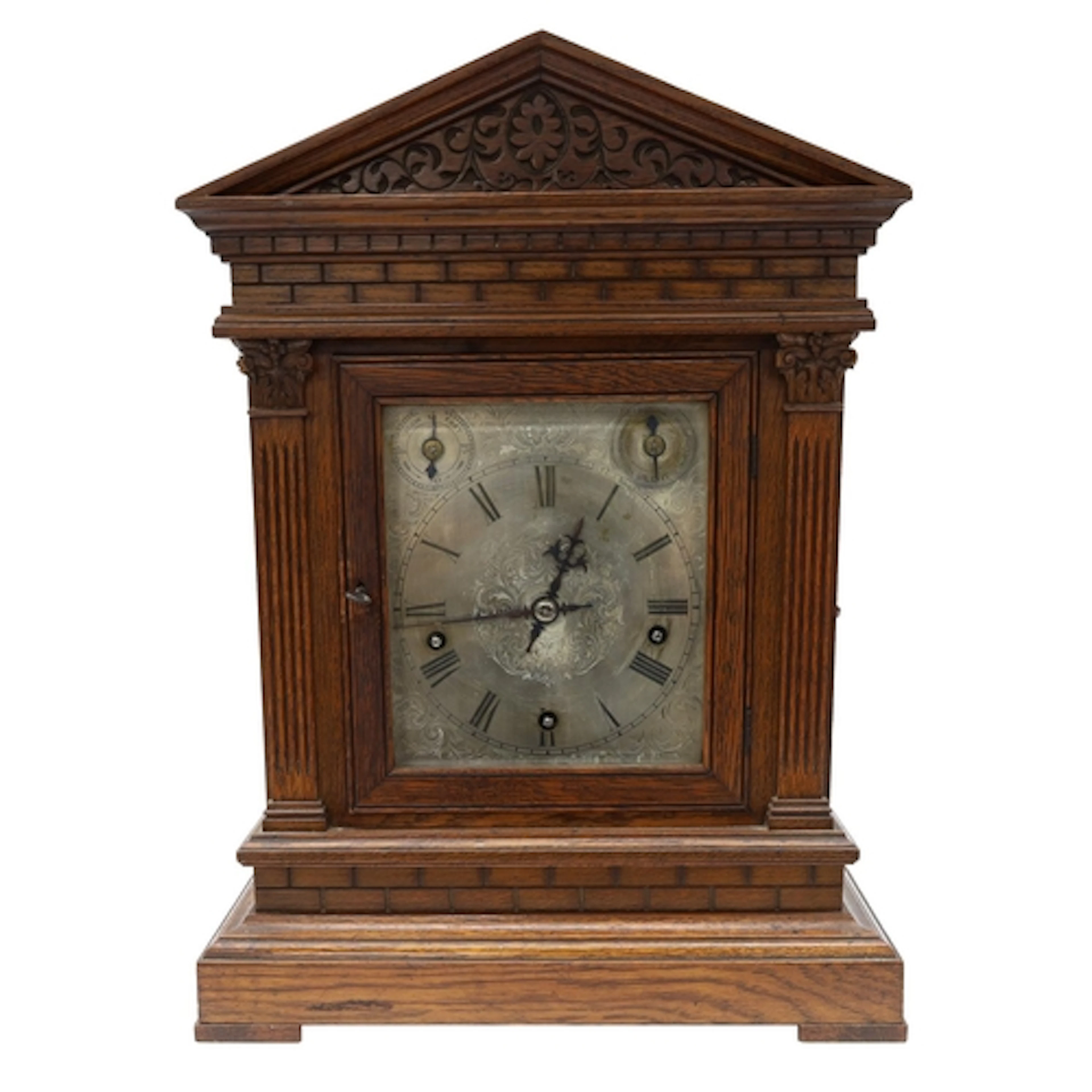 Winterhalder & Hofmeier oak three train boardroom clock ...