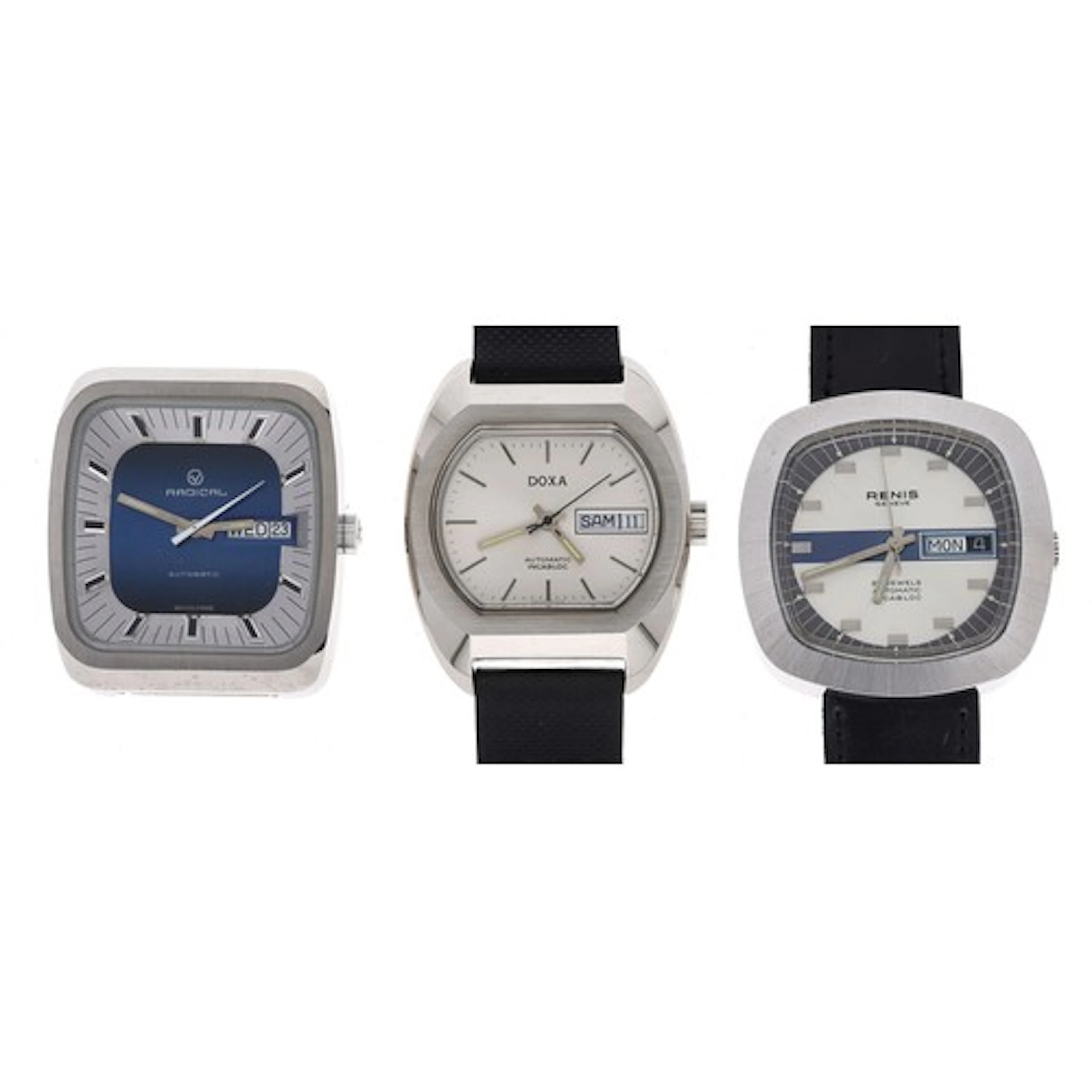 Three automatic gentleman's wristwatches to include Doxa, 35...