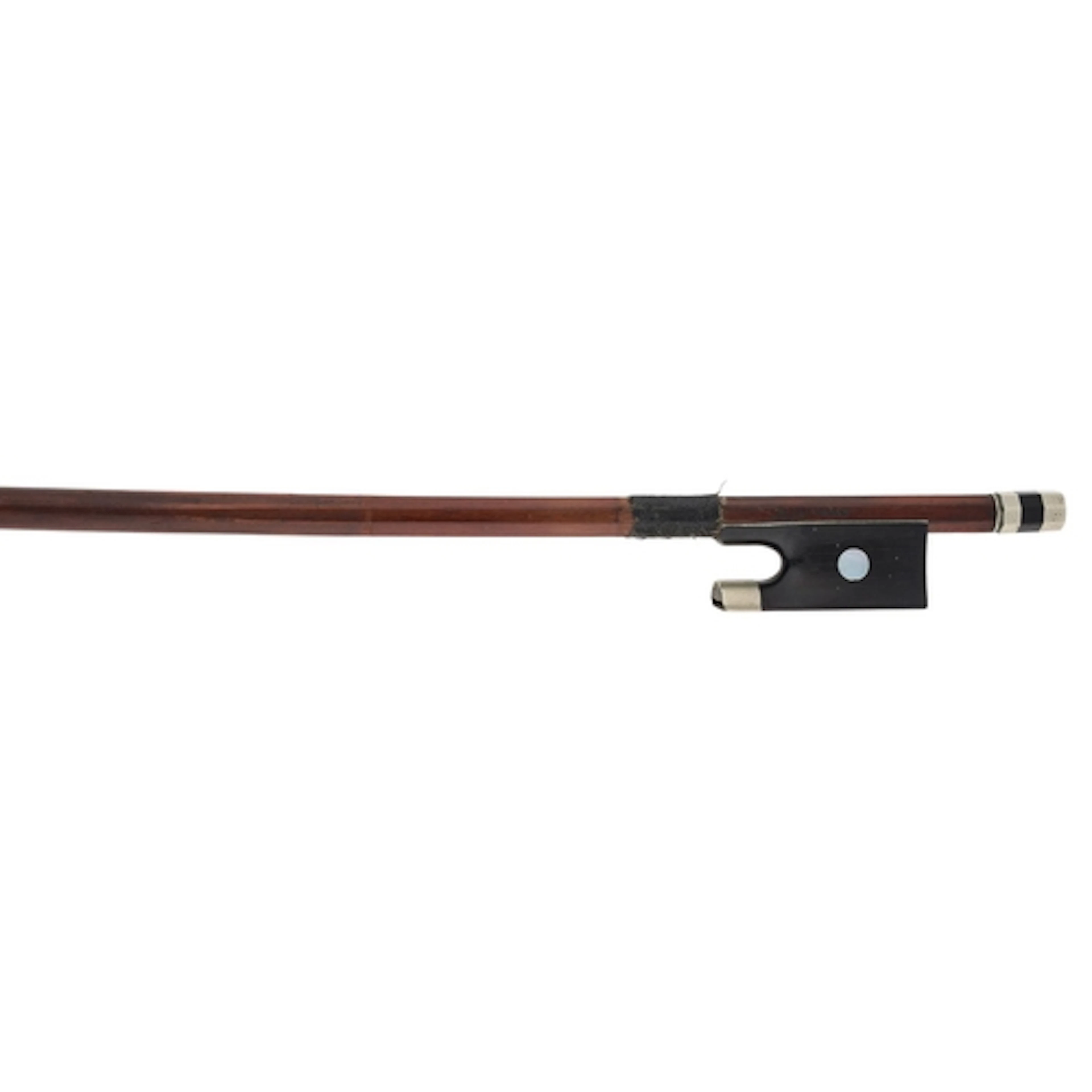 French nickel mounted violin bow attributed to Marc Laberte ...