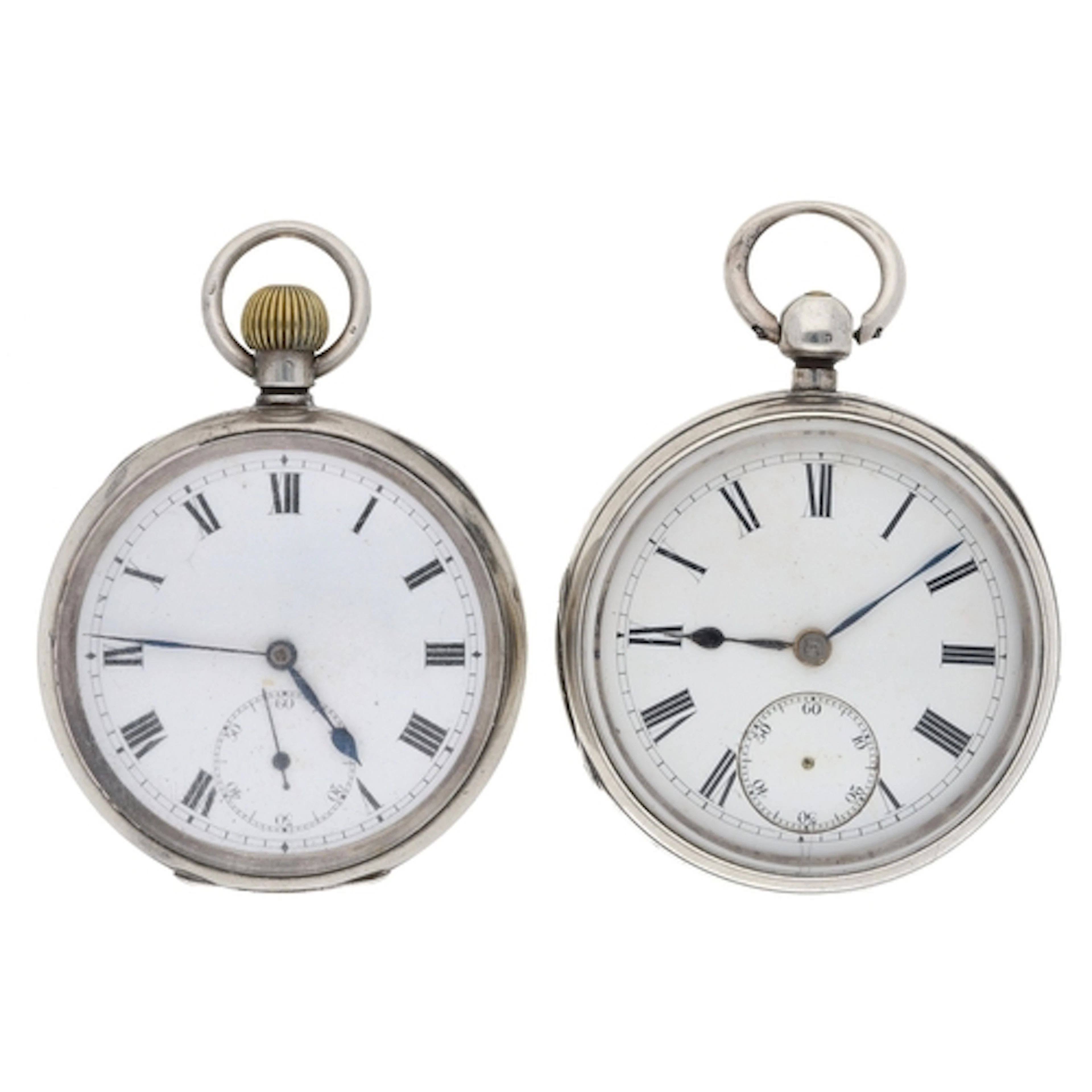C. Clarke, South Molton - Victorian silver lever pocket watc...