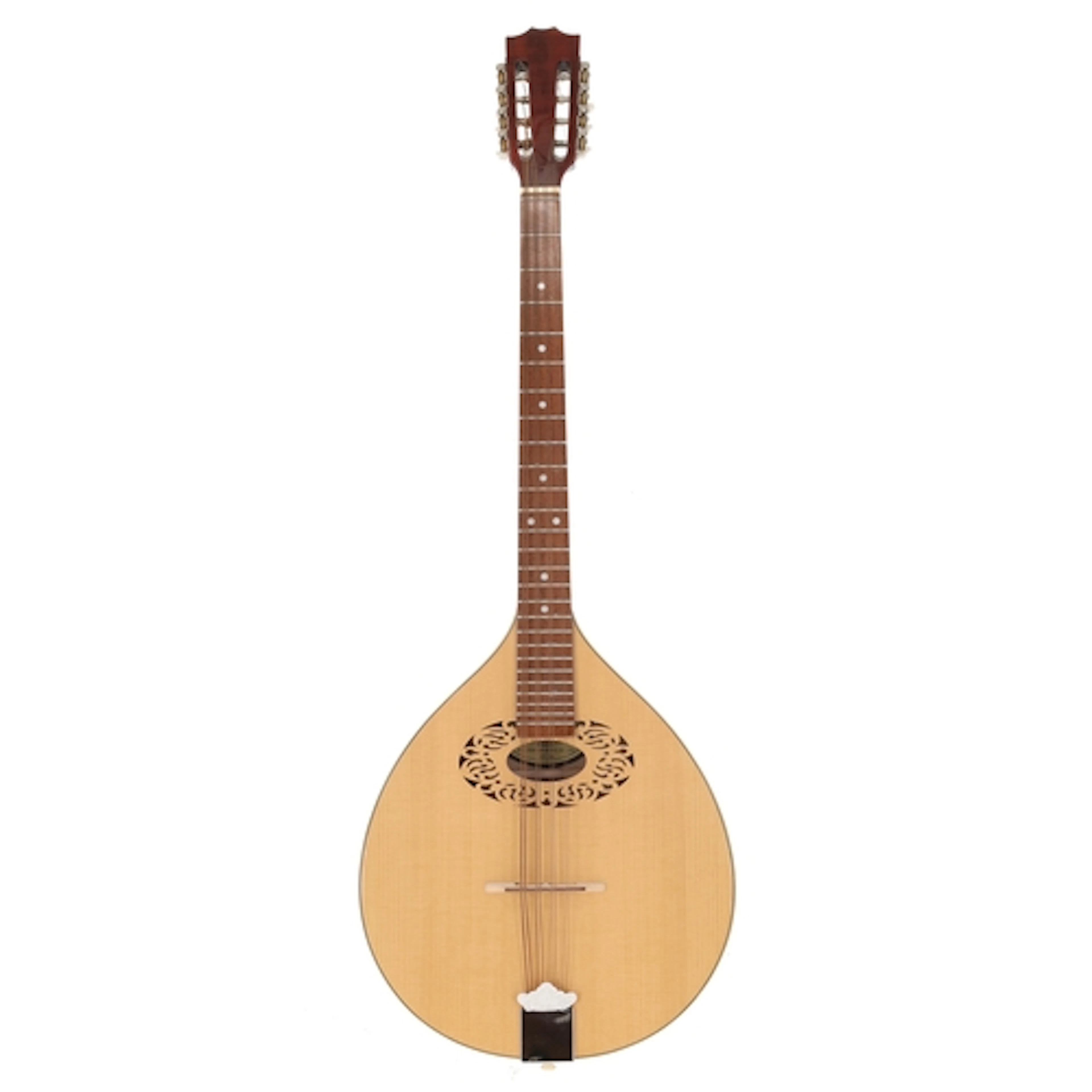 Romanian bouzouki labelled The Ozark for Stentor Music Co. L...