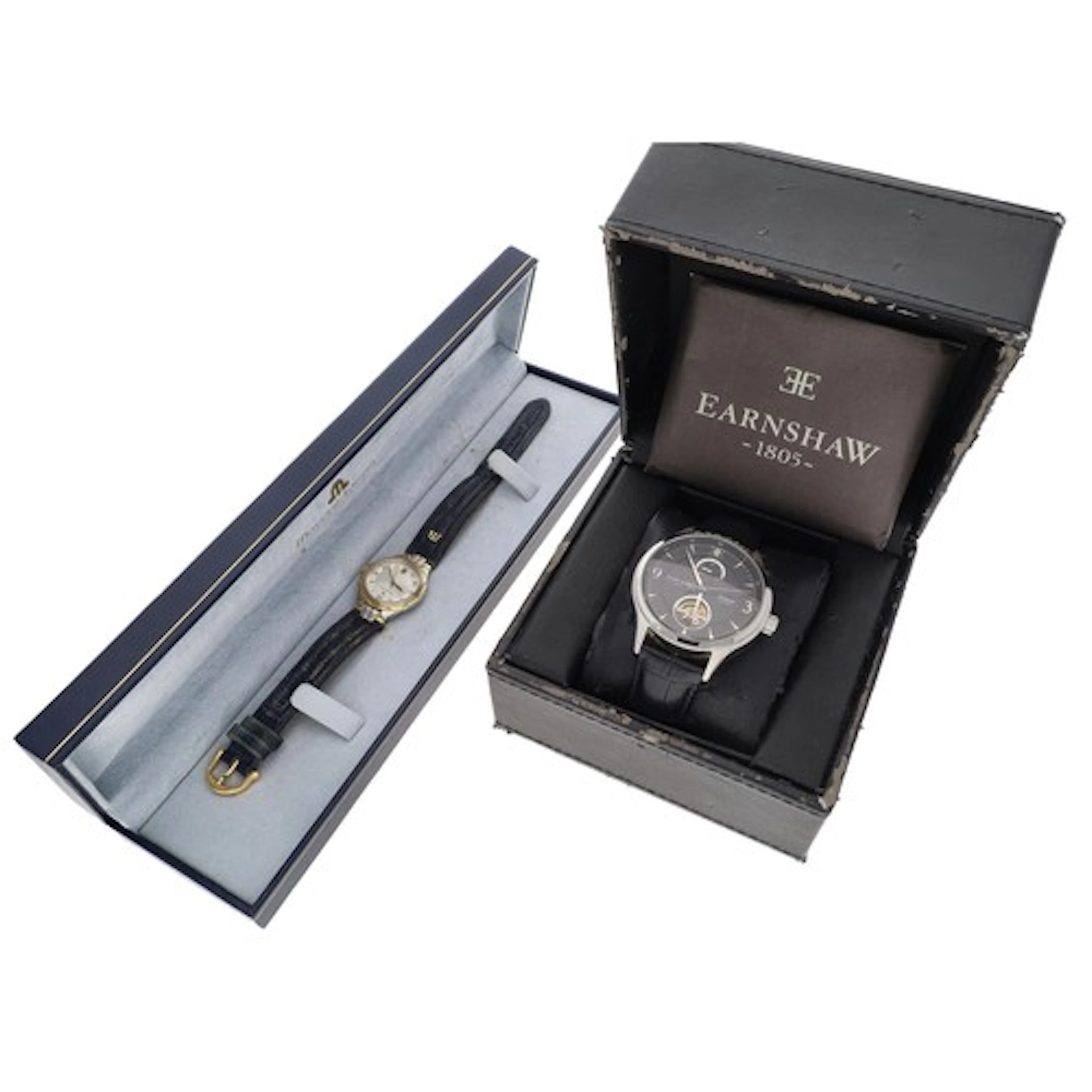 Earnshaw automatic stainless steel gentleman's wristwatch, r...