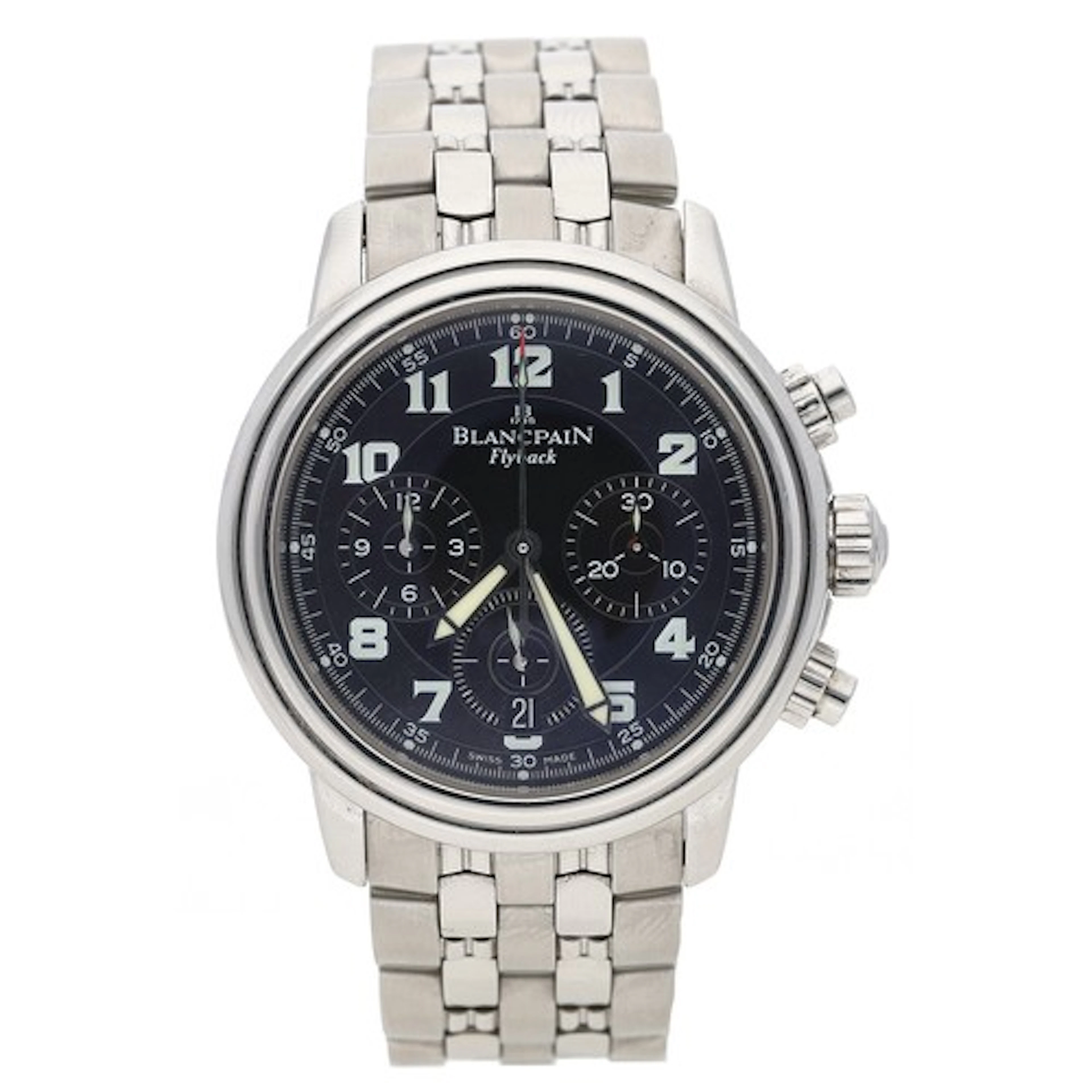 Blancpain Flyback Chronograph automatic stainless steel gent...
