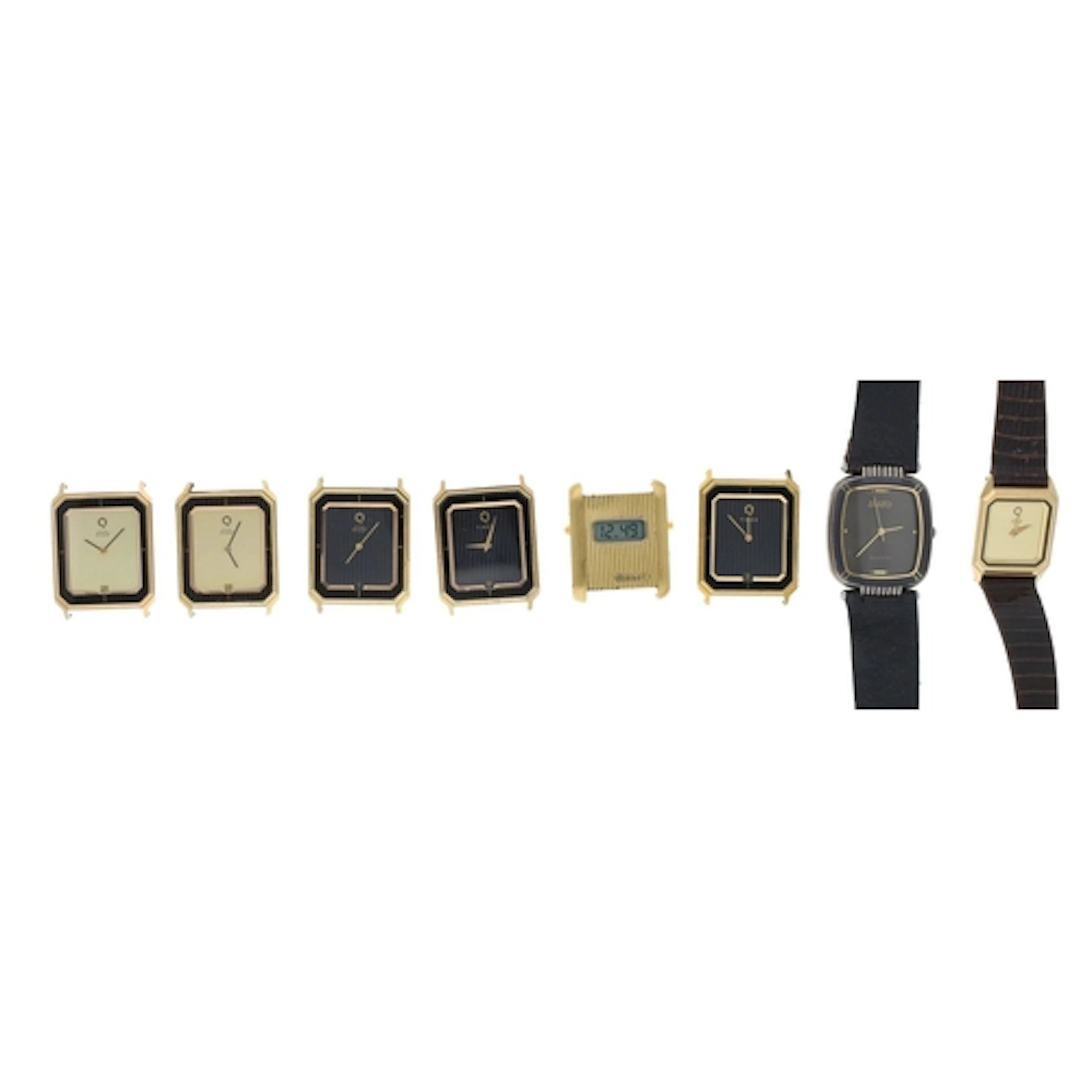 Tissot digital LCD gold plated and stainless steel lady's wr...