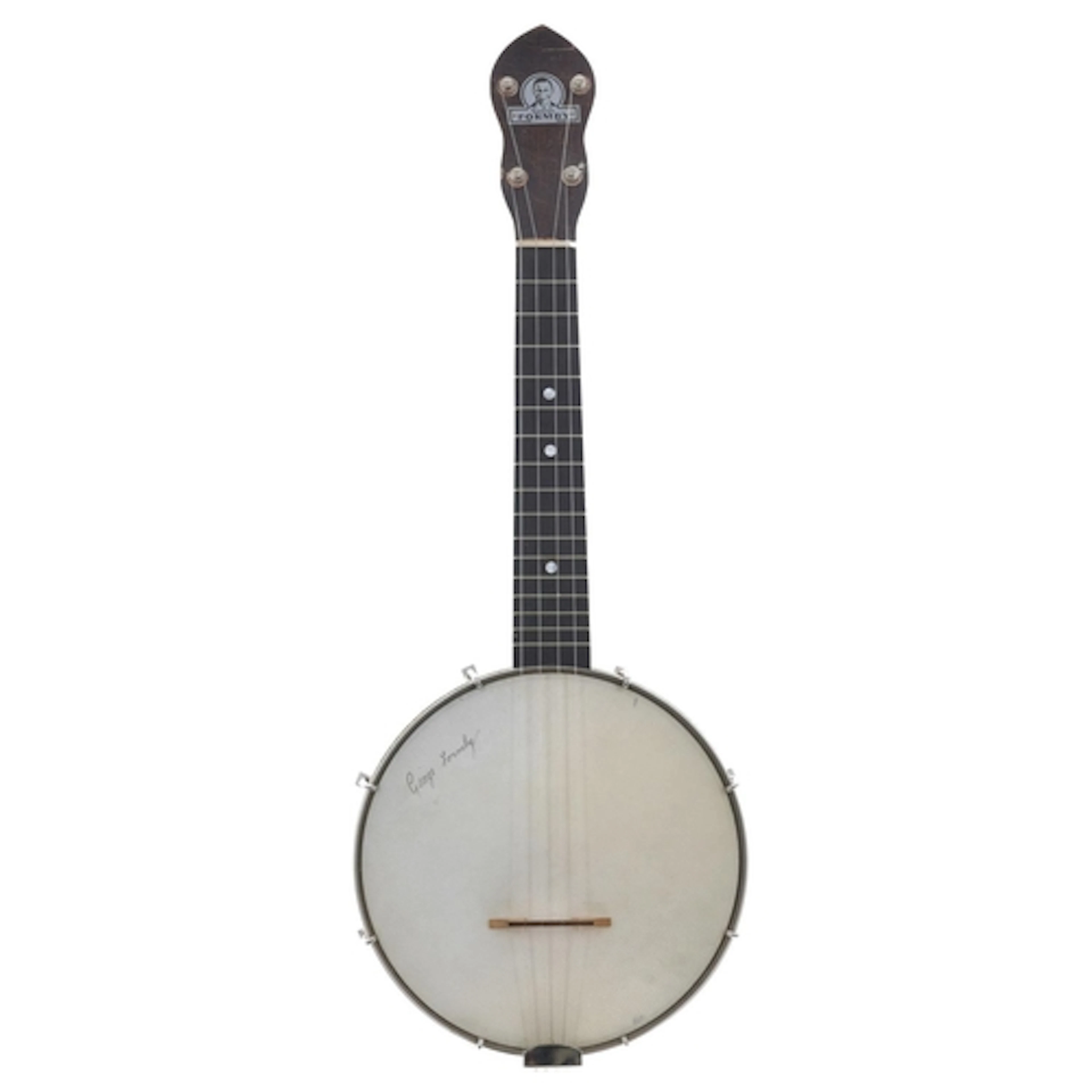 George Formby Dallas Model 'A' banjolele, with facsimile sig...