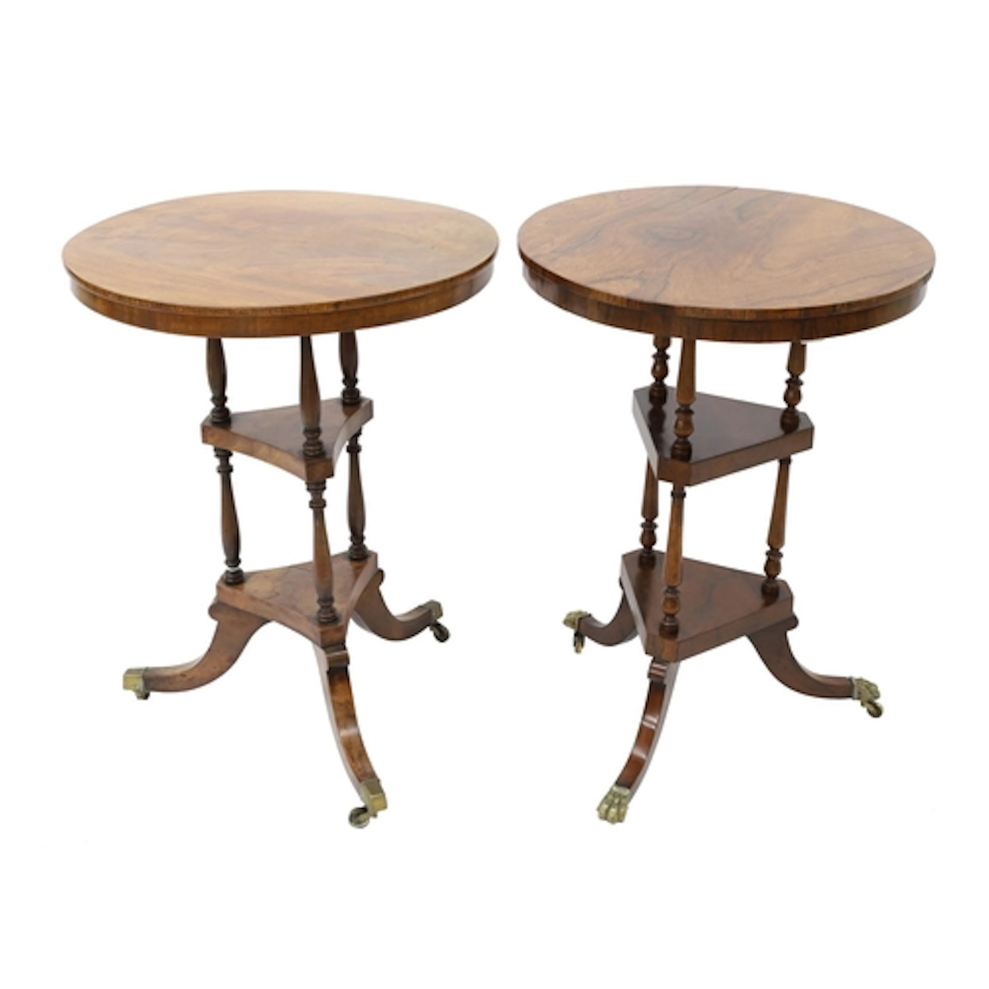 Two early 19th century occasional tables, one in mahogany, t...