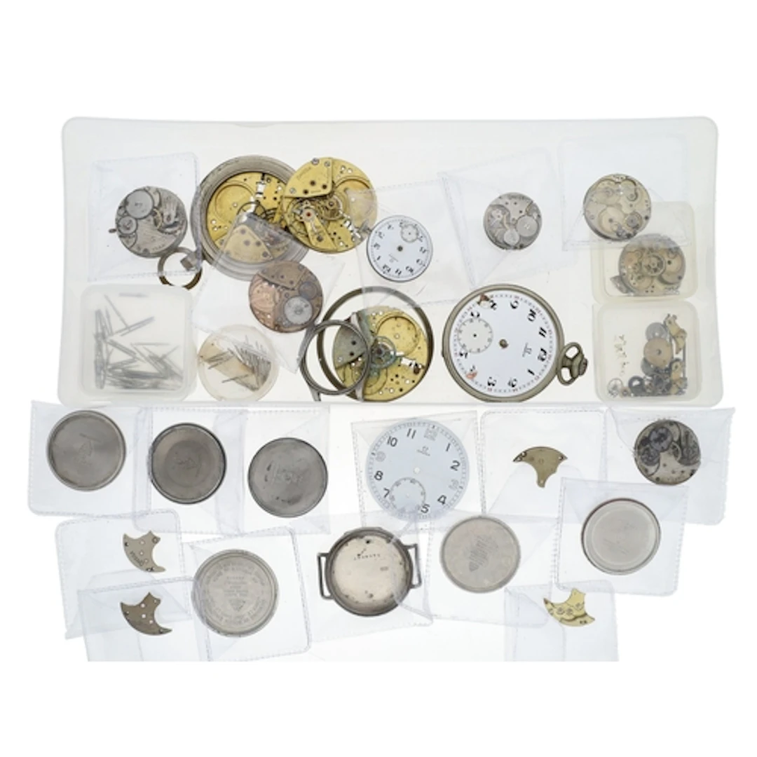 Omega - quantity of wristwatch and pocket watch spares to in...
