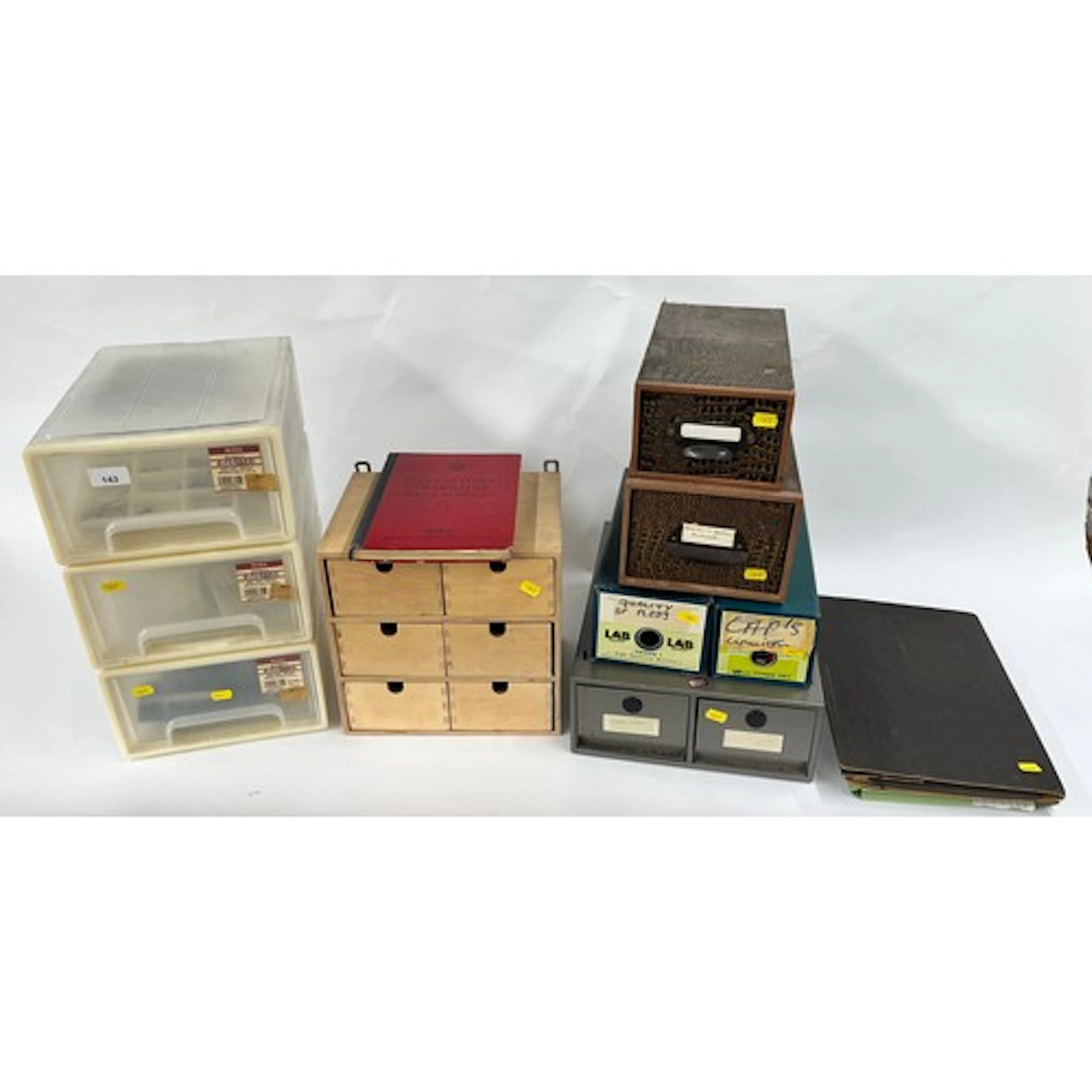 Selection of boxes containing a wide range of electrical and...