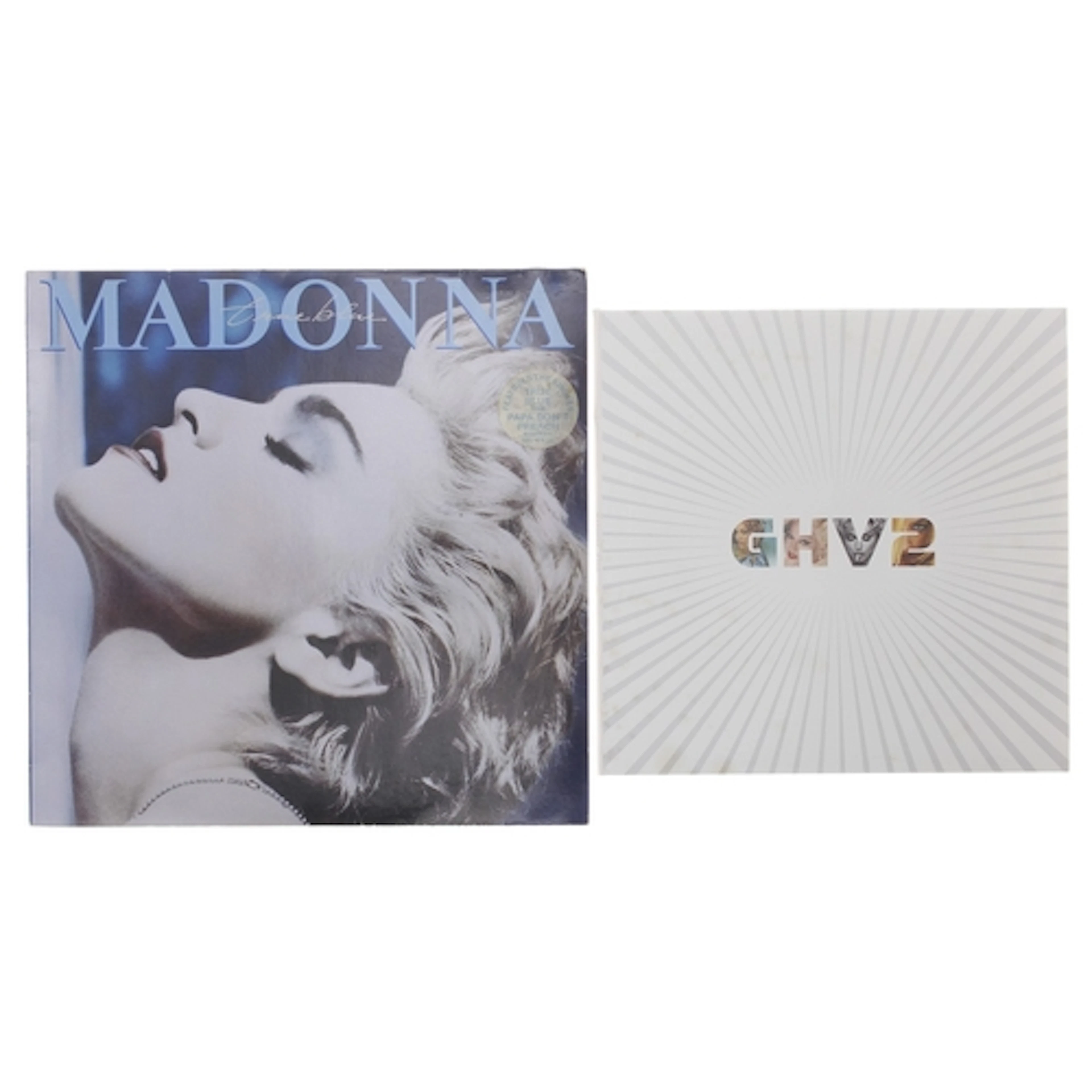 Madonna - GHV2 promo CD (SAM00586); together with True Blue ...
