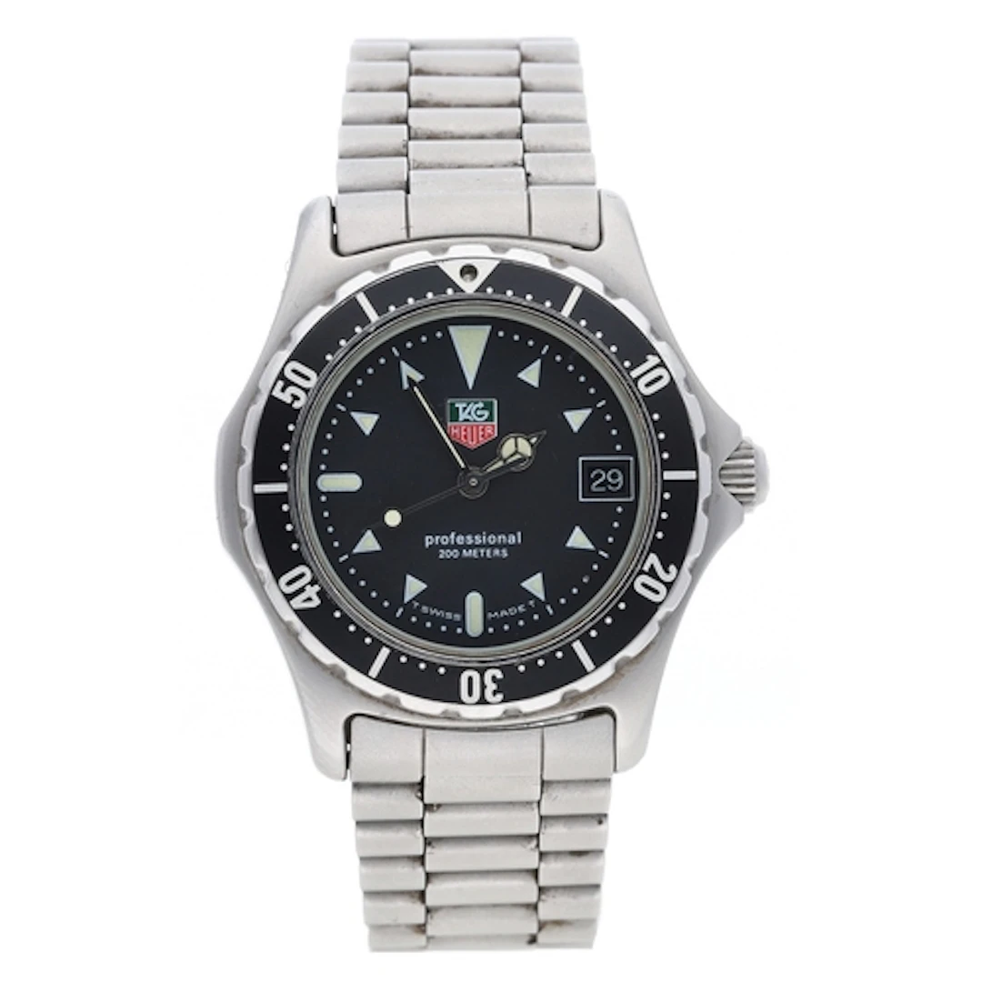 Tag Heuer 2000 Series mid-size stainless steel wristwatch, r...