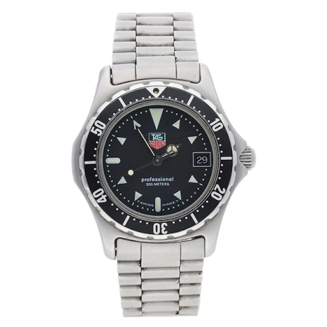 Tag Heuer 2000 Series mid-size stainless steel wristwatch, r...