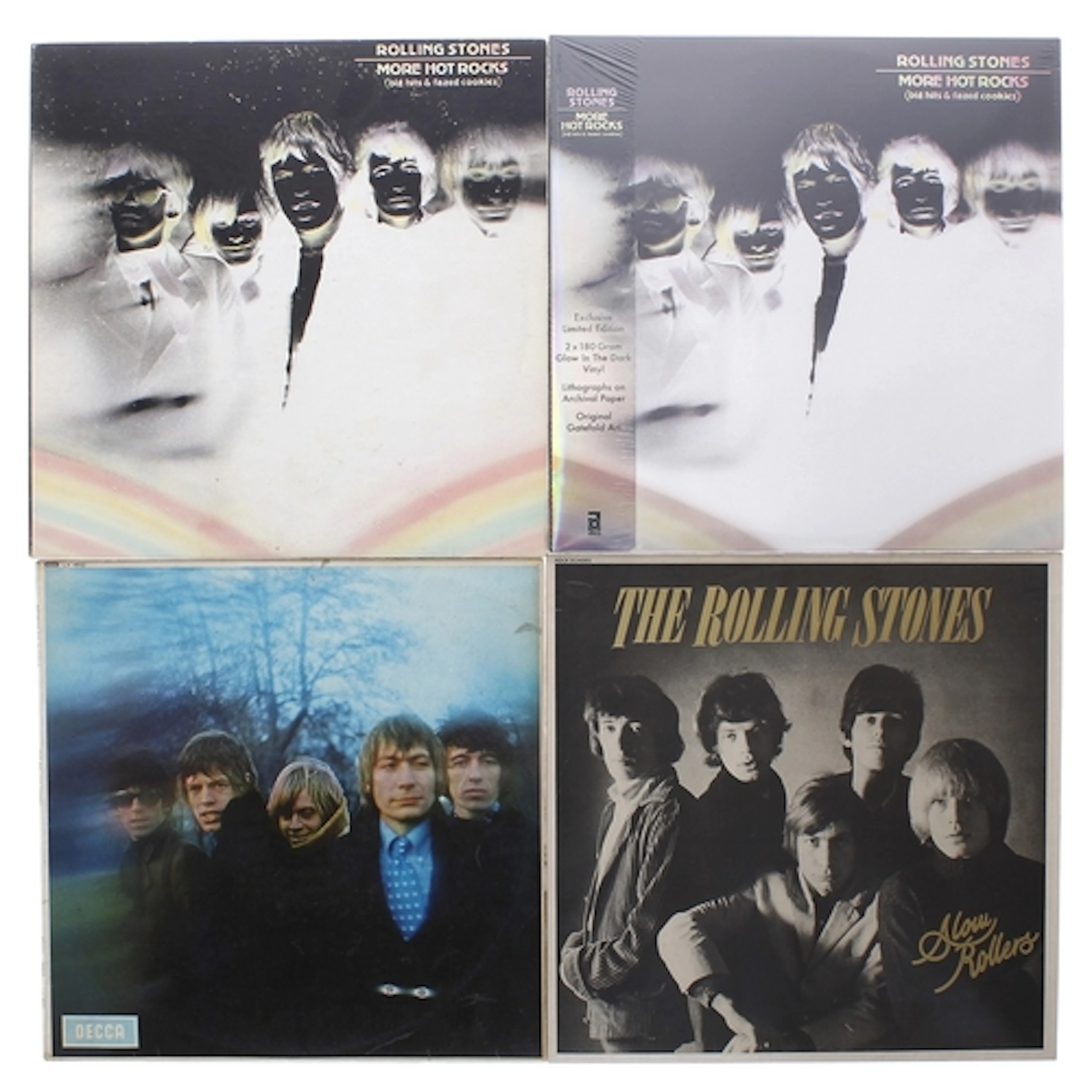 Gered Mankowitz - seven Rolling Stones vinyl records, to inc...