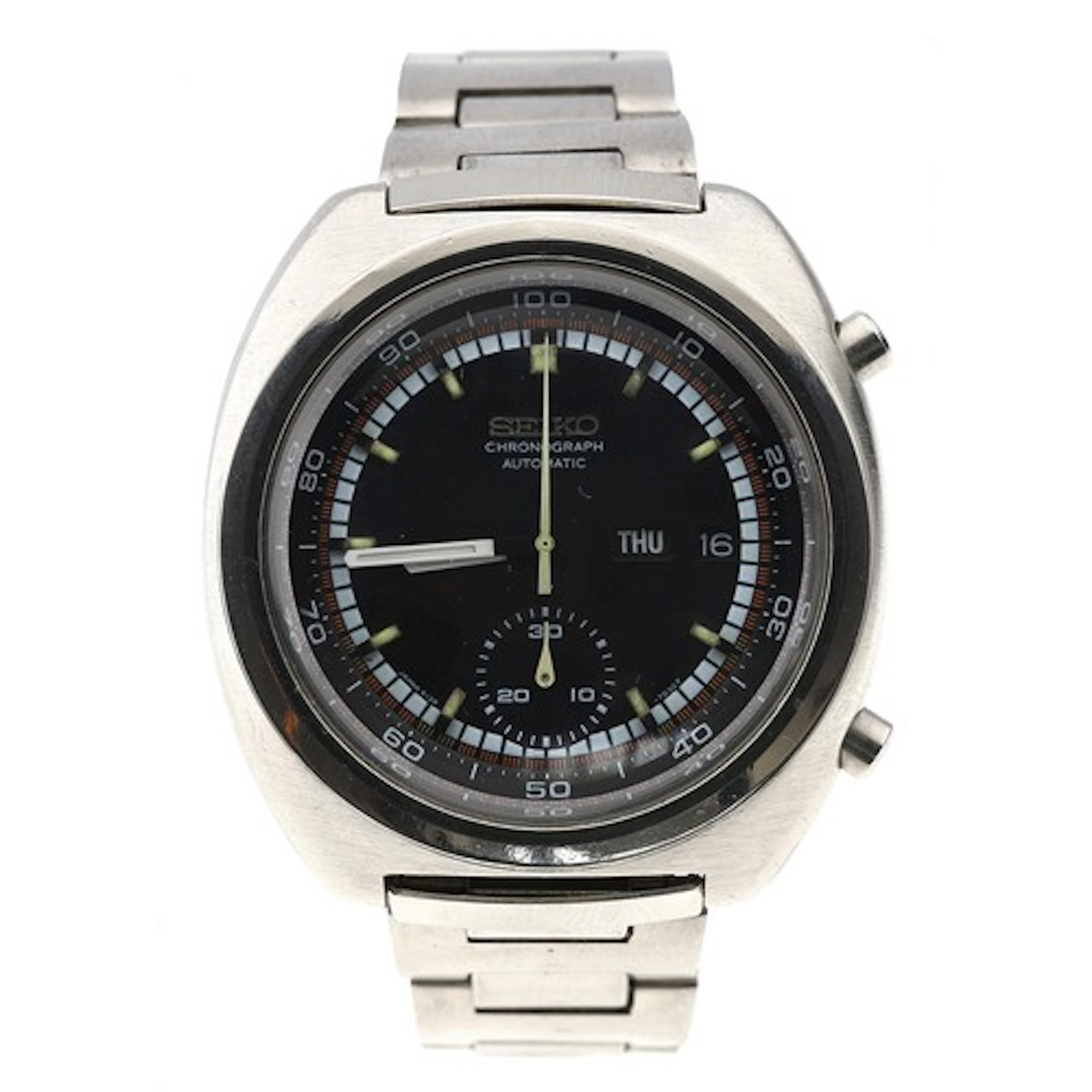 Seiko Chronograph automatic stainless steel gentleman's wris...