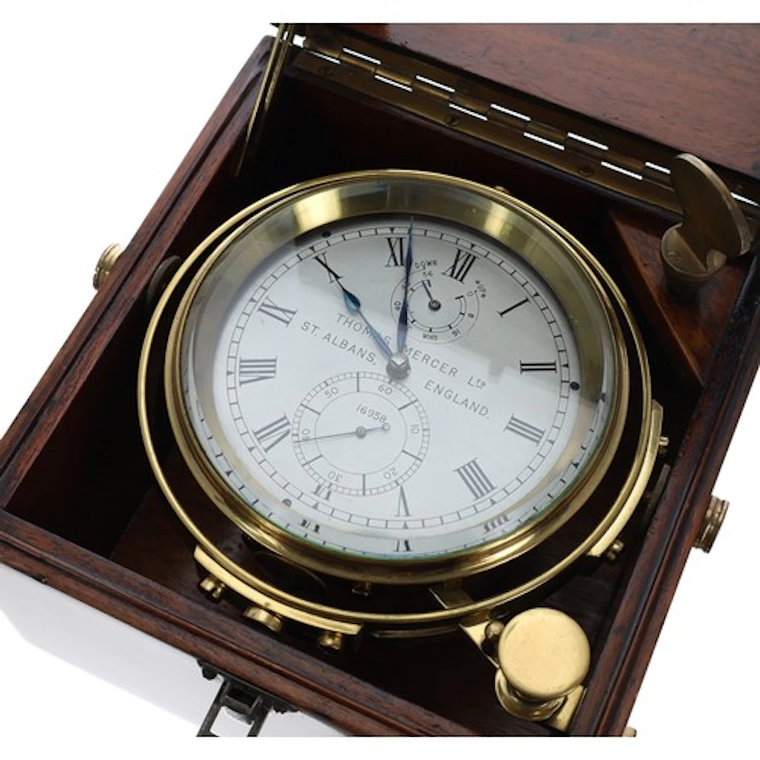 Thomas Mercer Ltd. two-day marine chronometer, no. 16958, si...