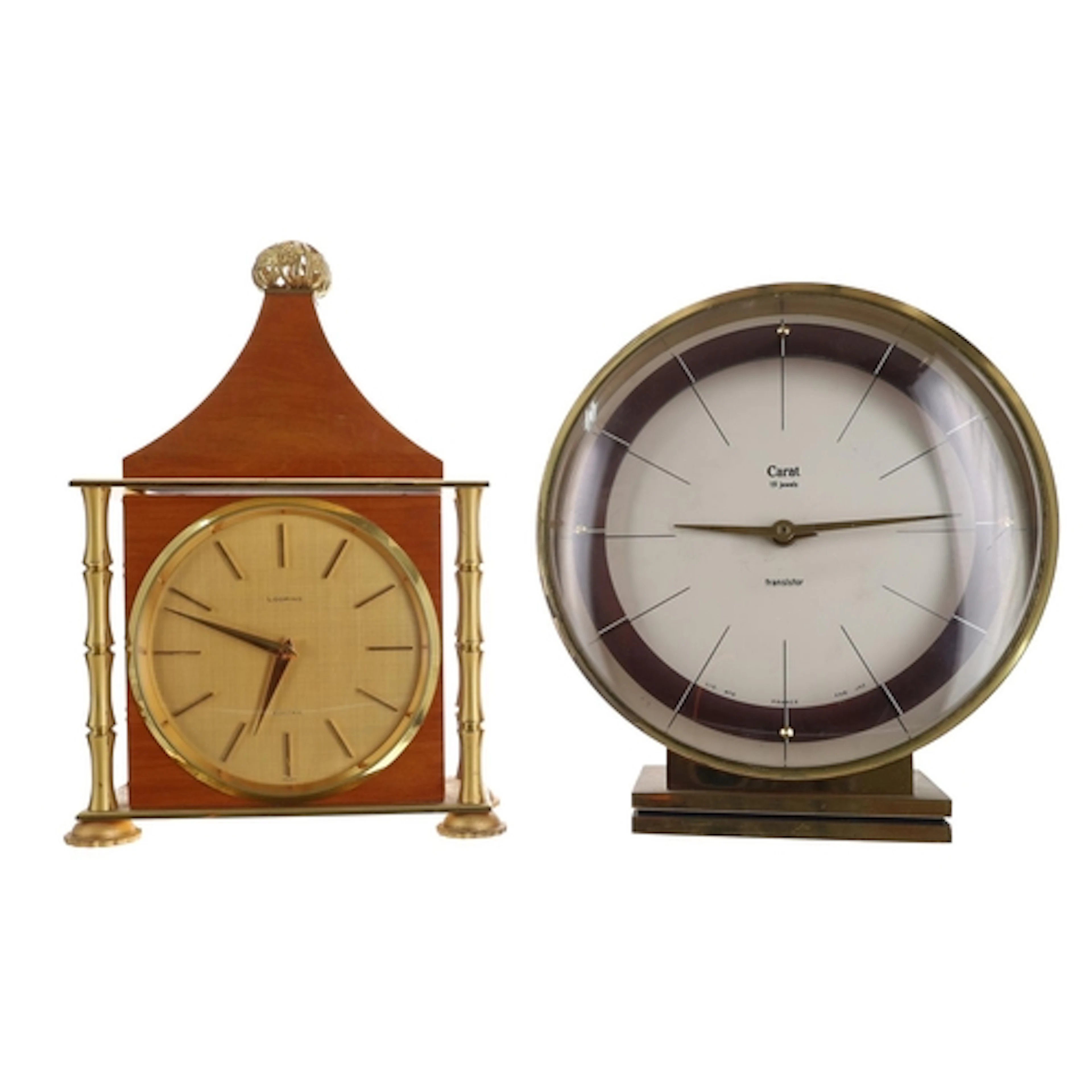 Swiss Looping Electric battery operated mantel clock, with a...
