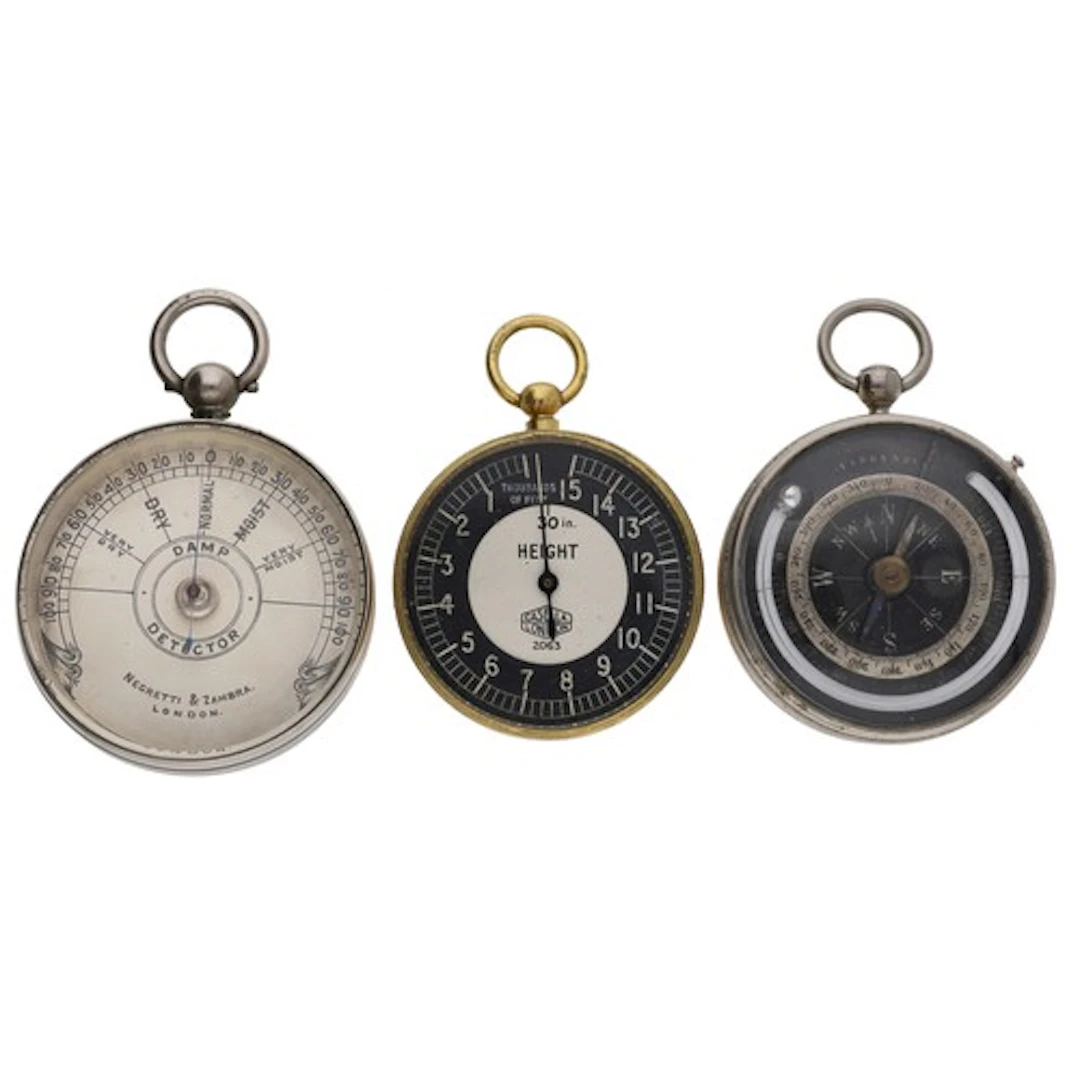 Negretti & Zambra, London pocket damp detector in a Moro...