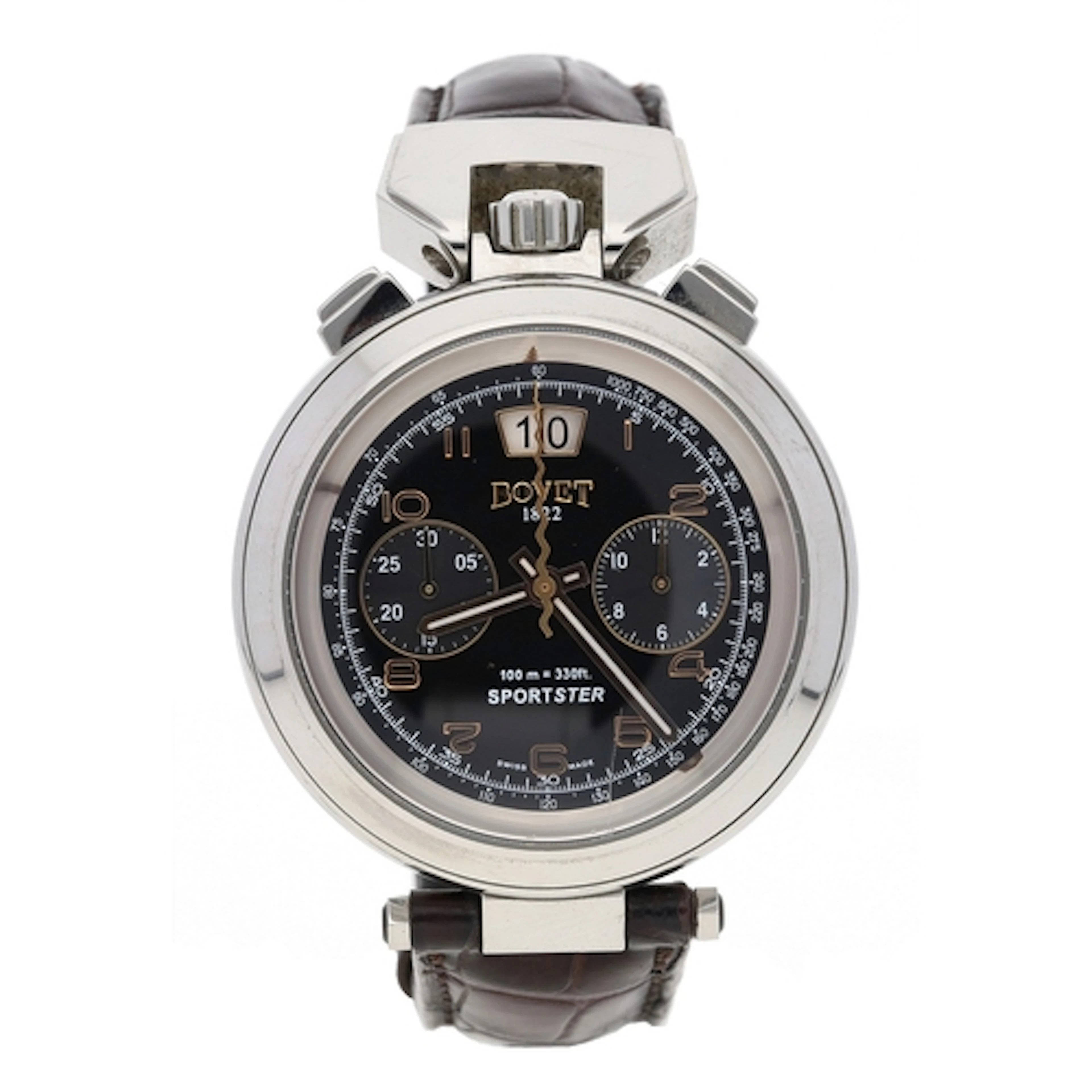 Bovet Sportster Chronograph automatic stainless gentleman's ...