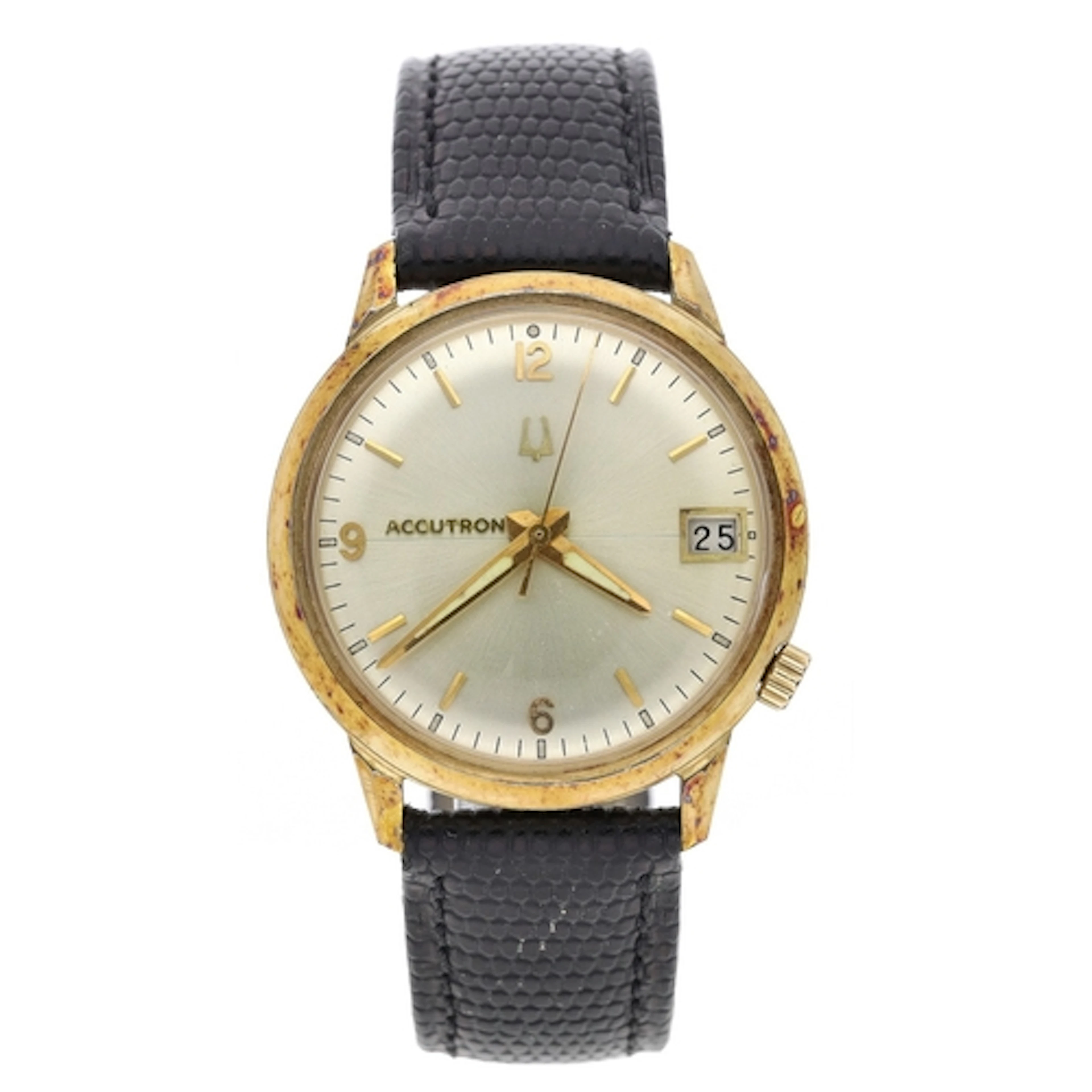 Bulova Accutron 14k gold filled gentleman's wristwatch, case...