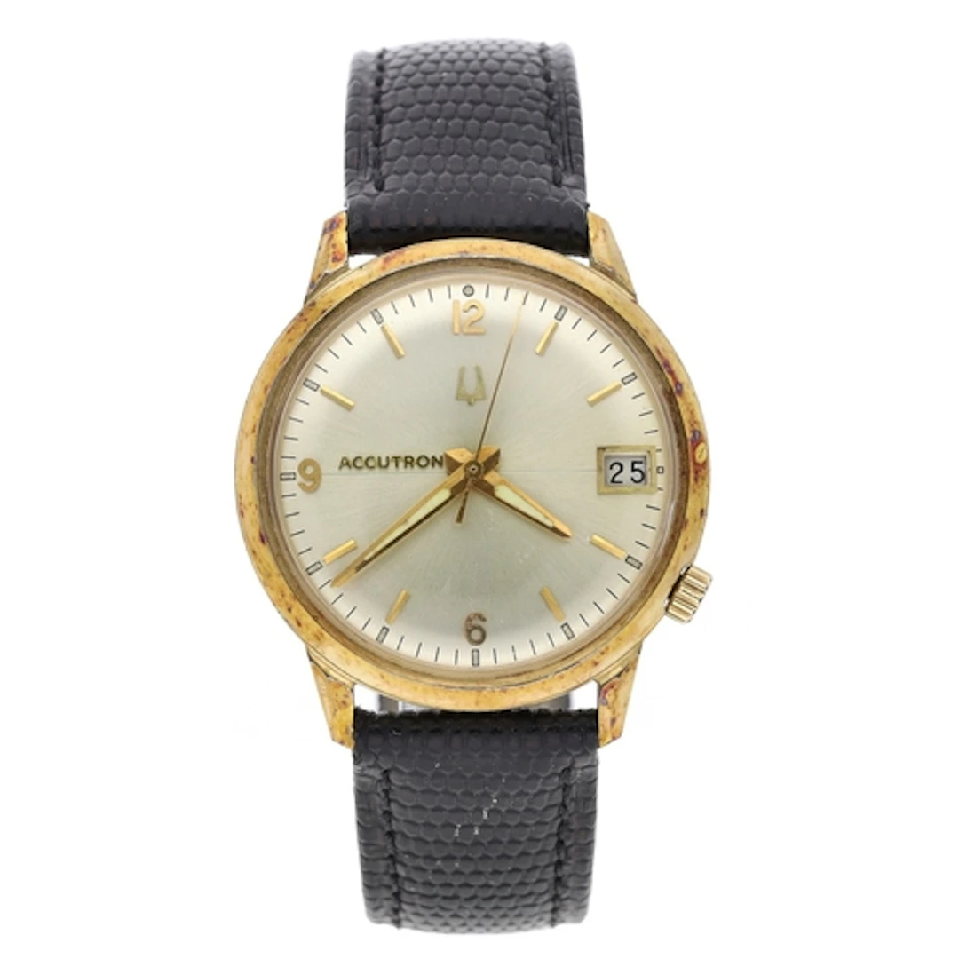 Bulova Accutron 14k gold filled gentleman's wristwatch, case...