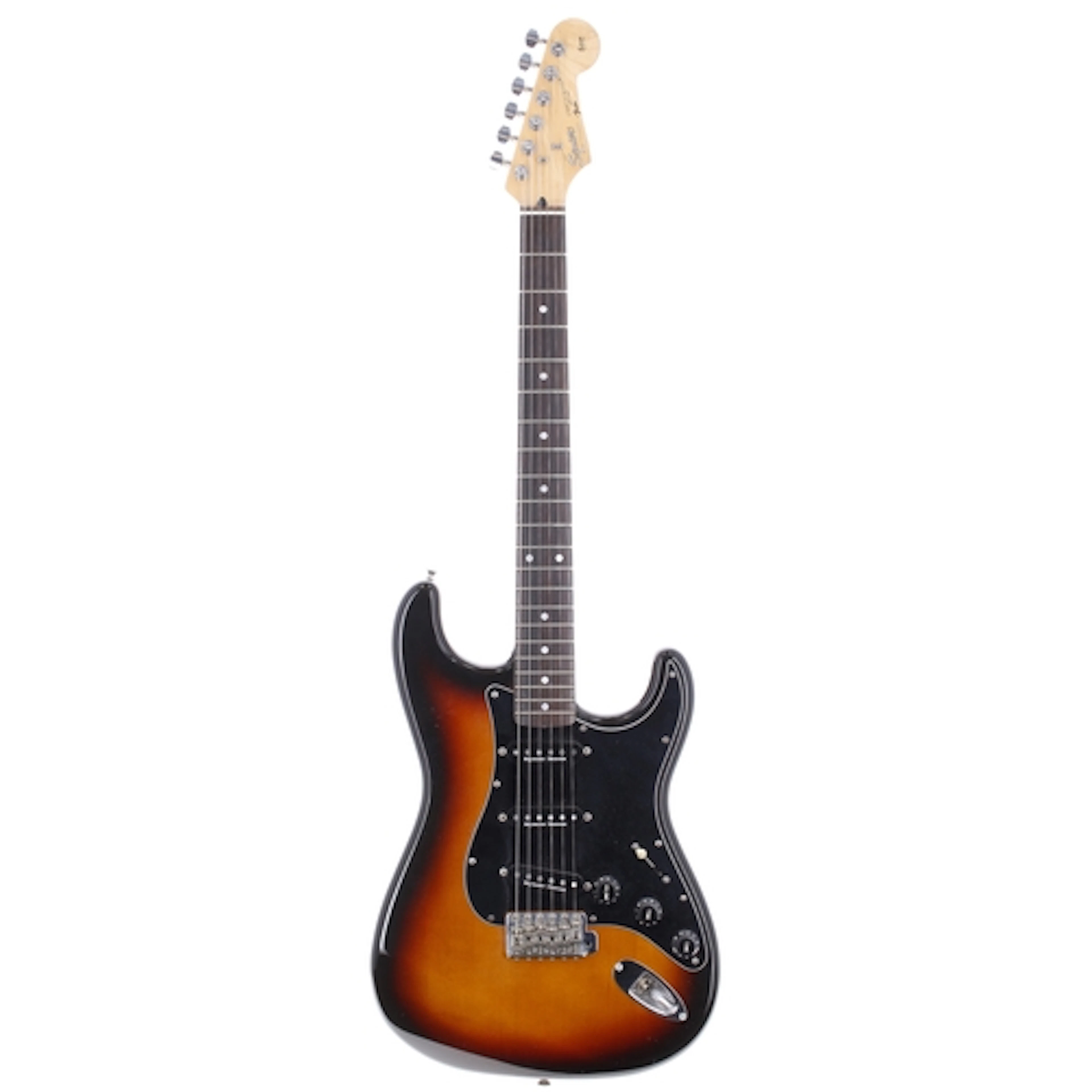 Squier by Fender Silver Series Stratocaster electric guitar,...