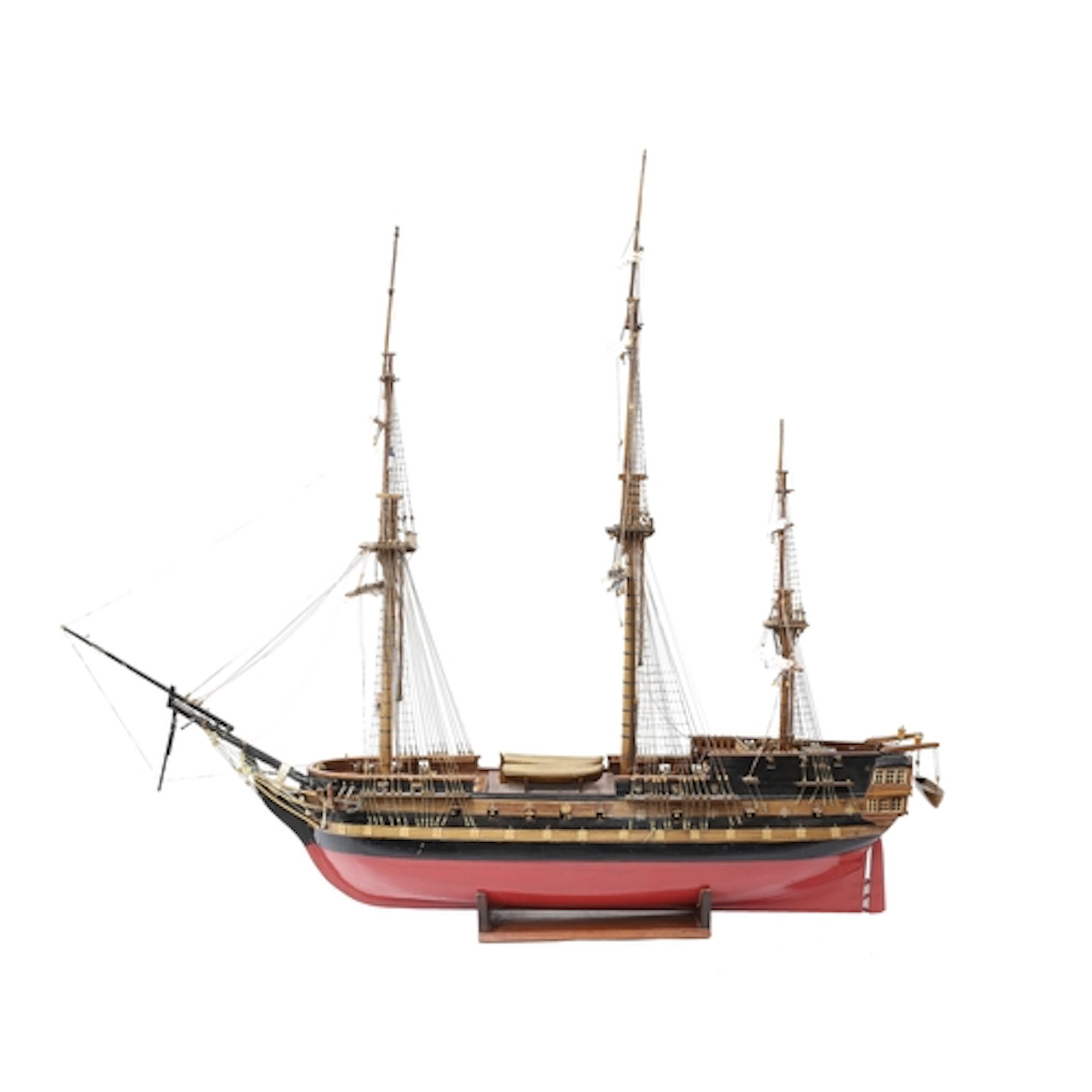 Scale model of an 18th century Spanish ship 'Lady Christine'...