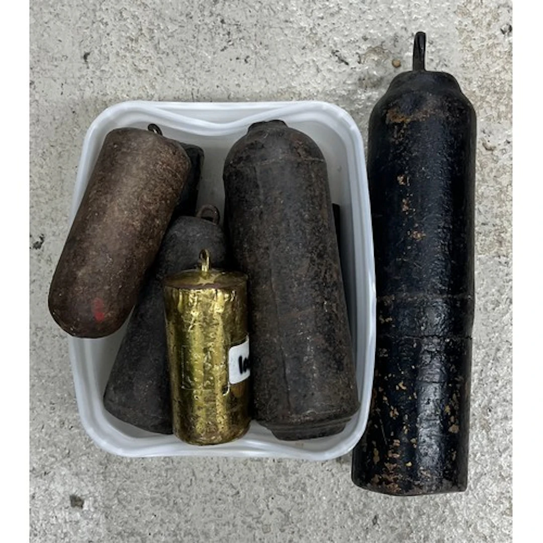 Quantity of various clock weights
