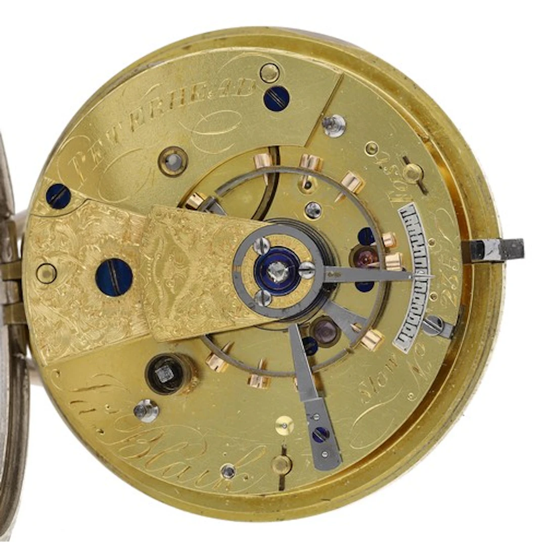 Jas Black, Peterhead - fusee pocket chronometer movement for...