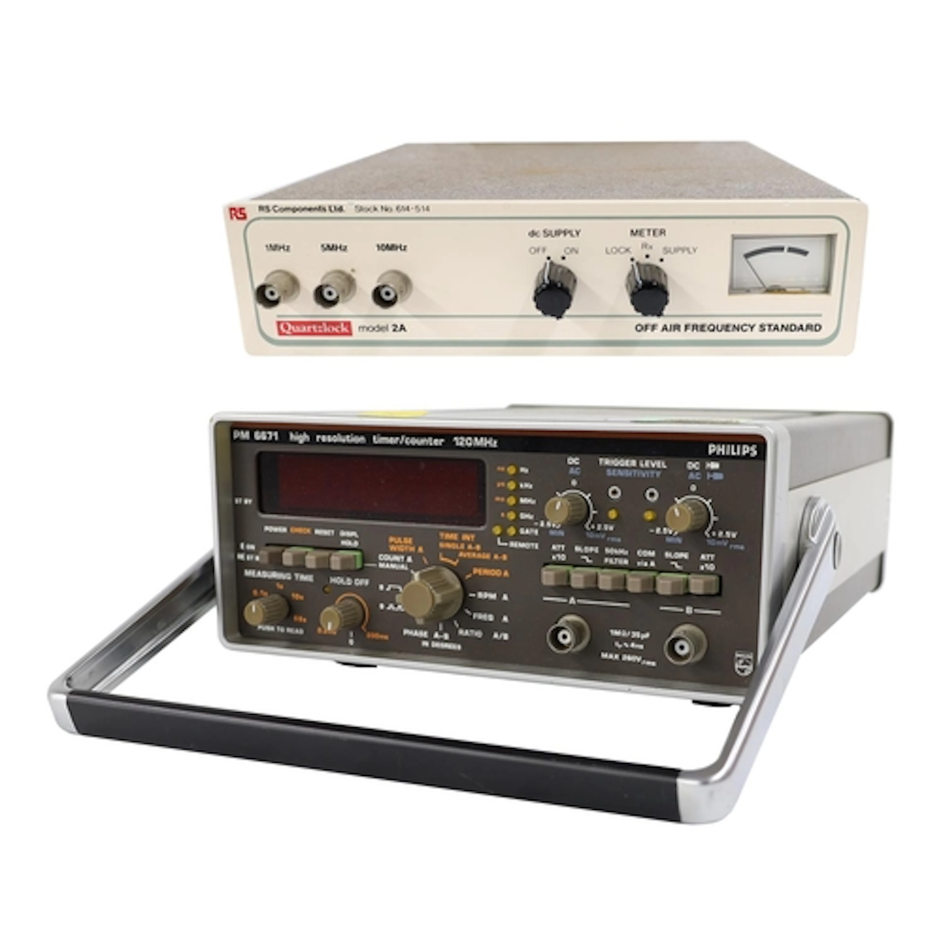 RS Components Model 2A Quartzlock Off Air Frequency Standard...