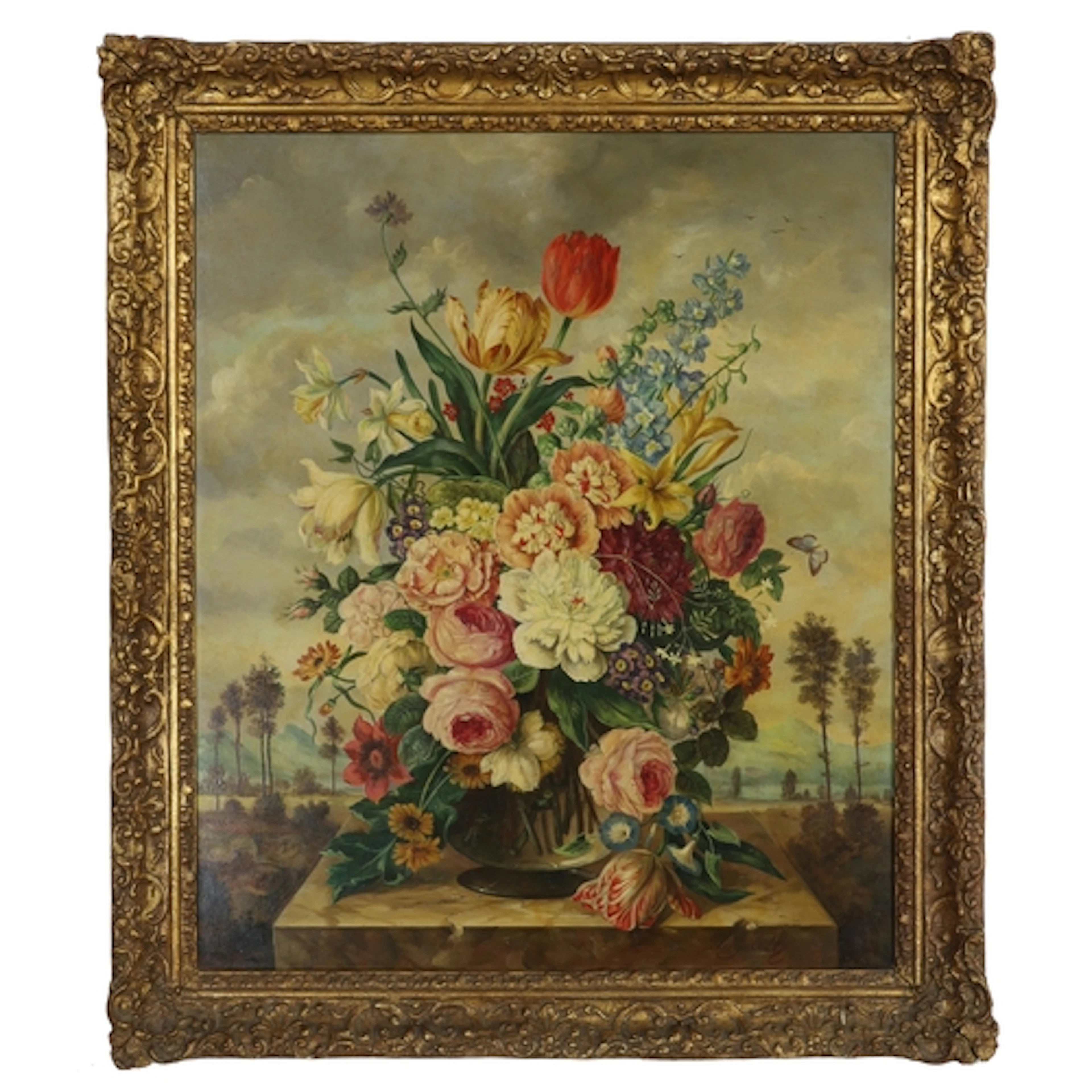 Erich Josef Dogarth (1927-2008) - Still Life of Summer Flowe...