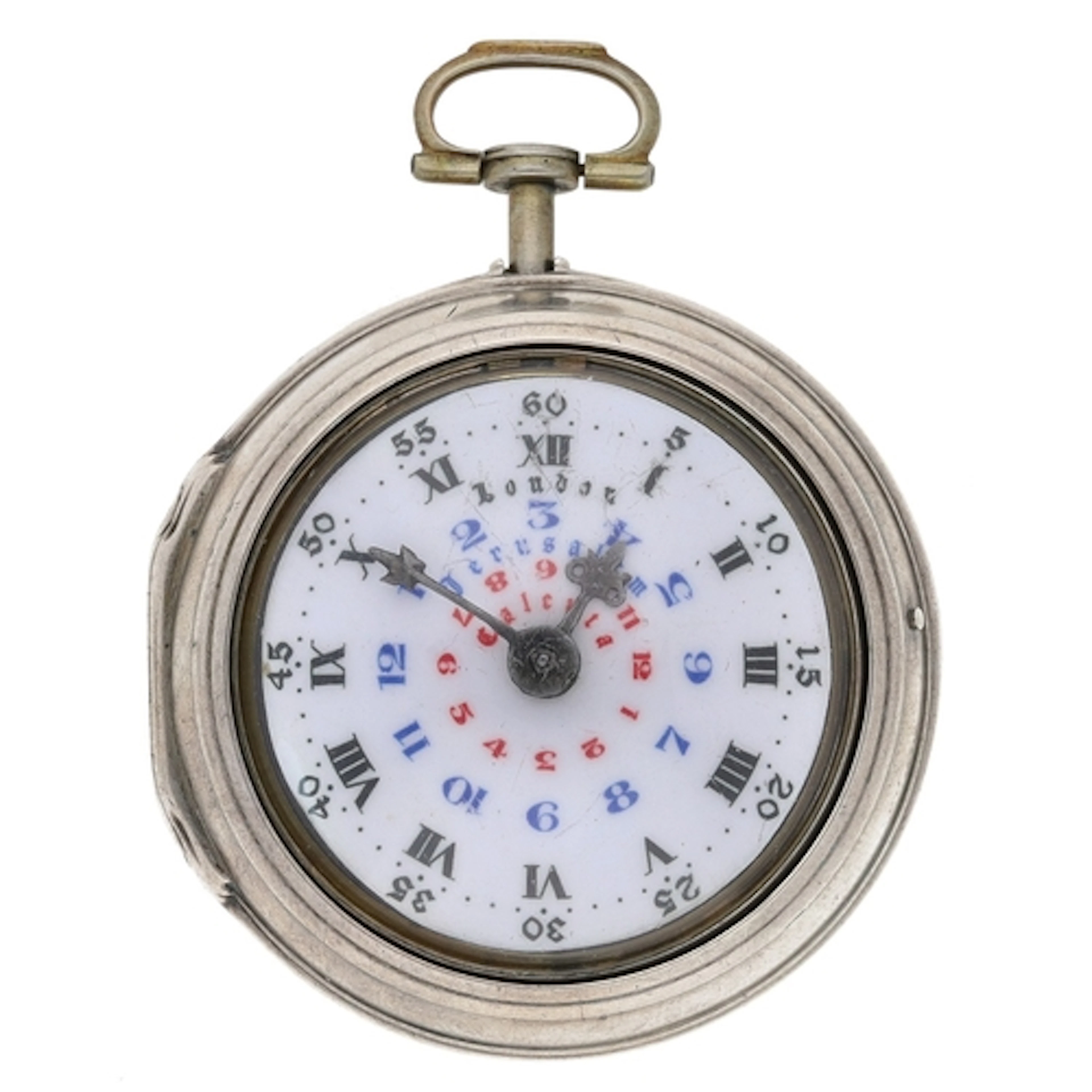 Jn'o Prescott, Liverpool - Early George III silver verge 'Tr...