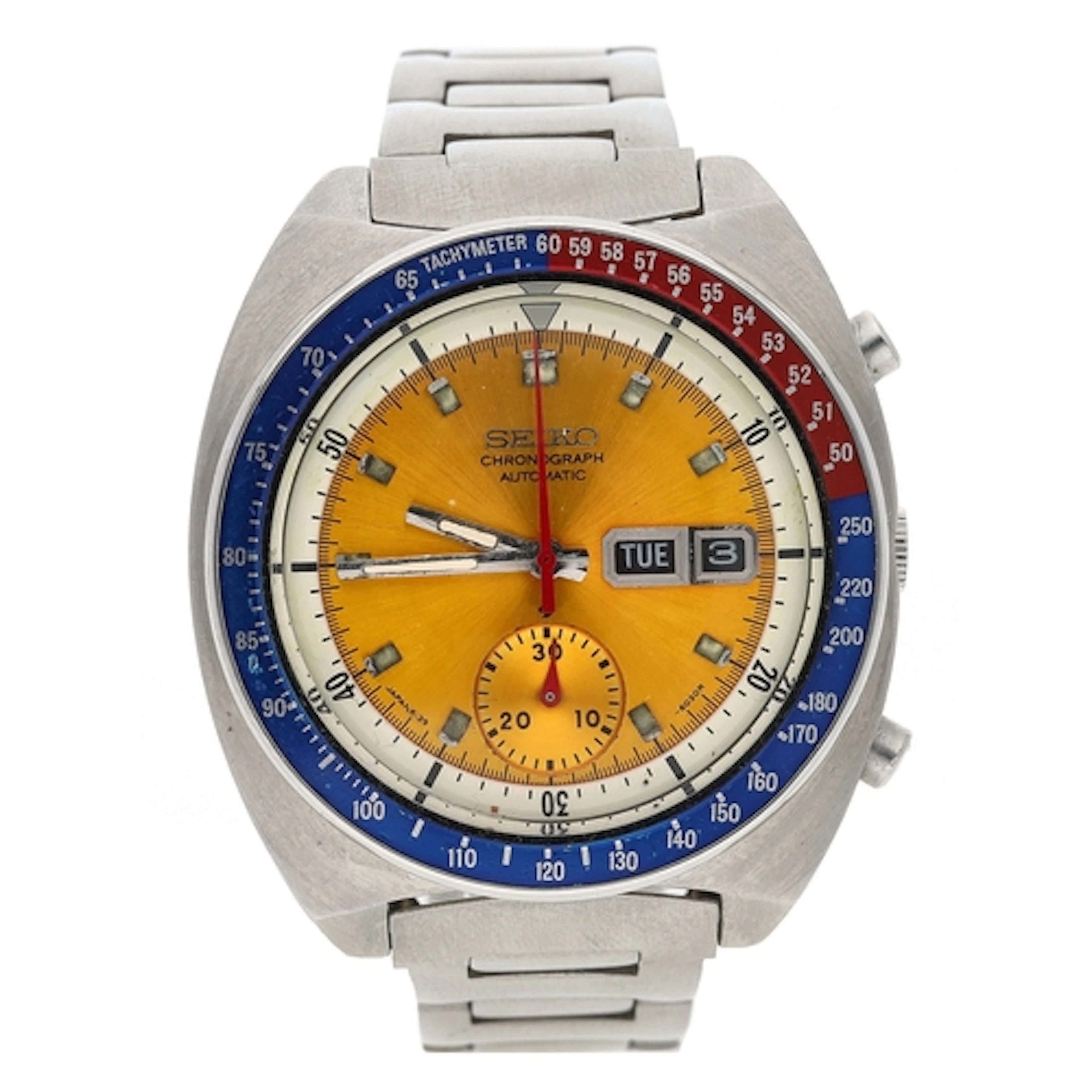 Seiko 'Pogue' Chronograph automatic stainless steel gentlema...