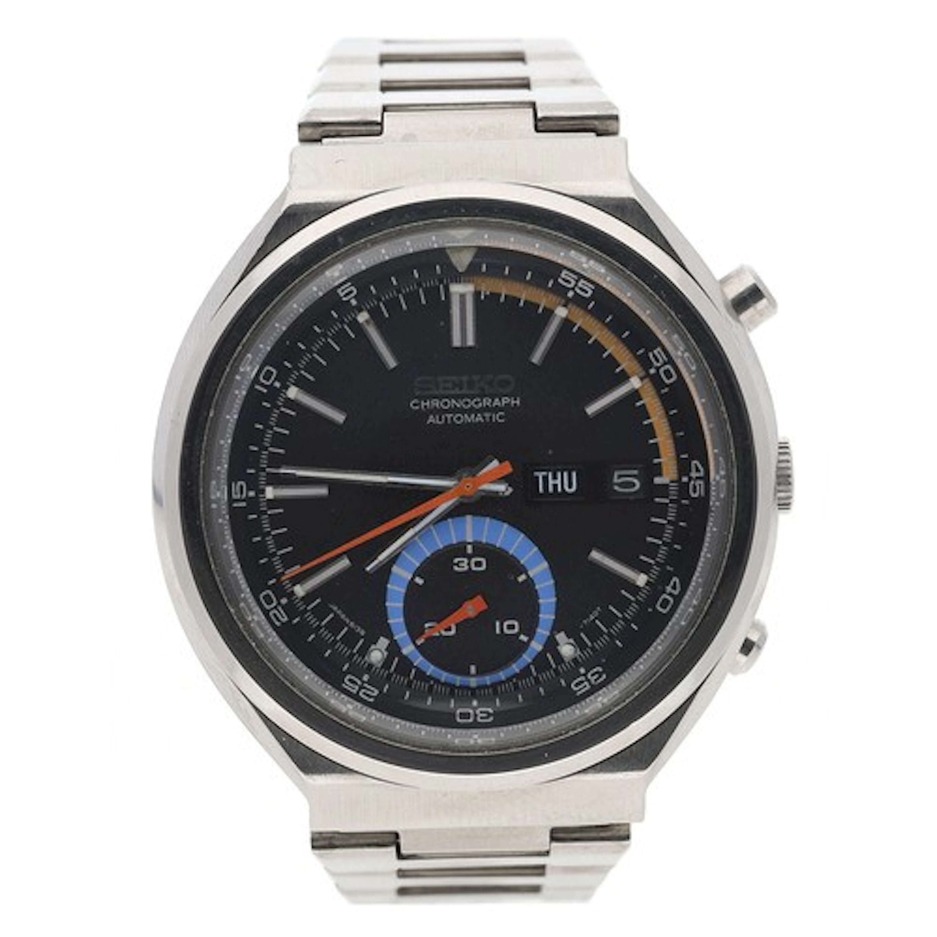Seiko Chronograph automatic stainless steel gentleman's wris...